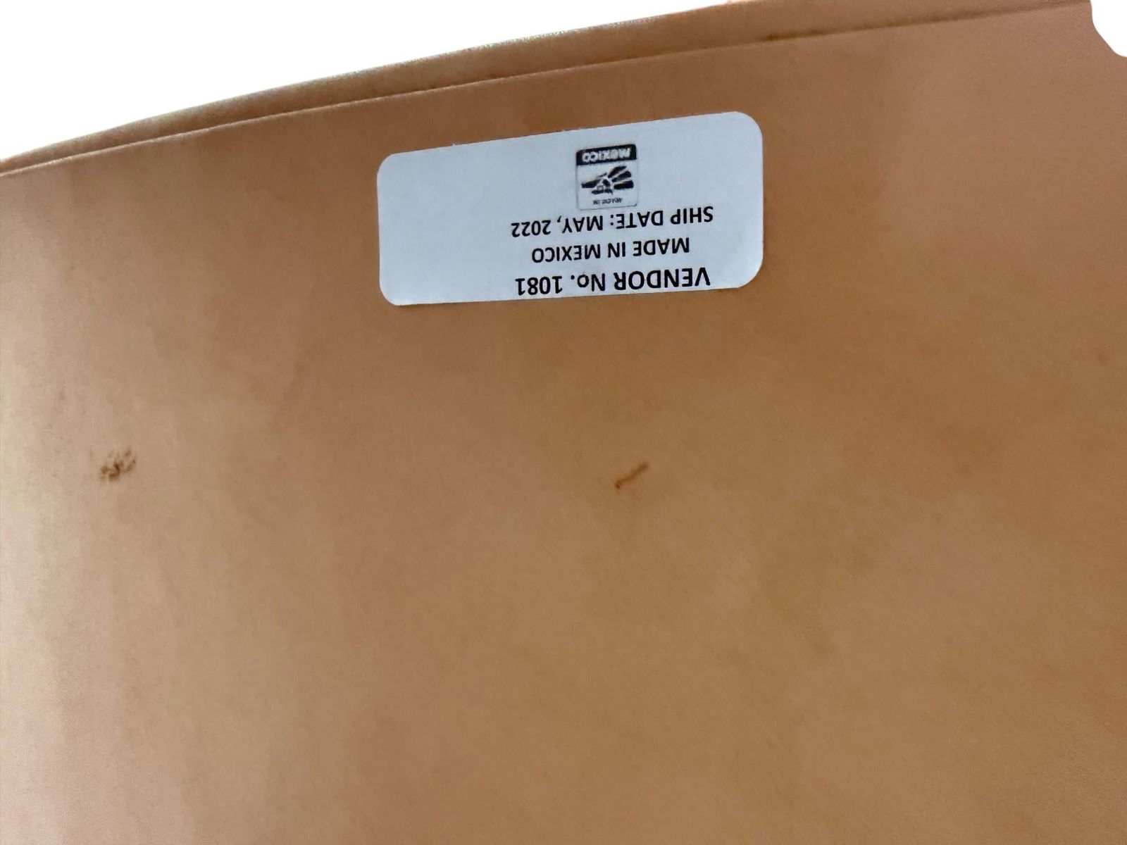 Sol & Luna Tan Leather and Iron Counter Stool - 8