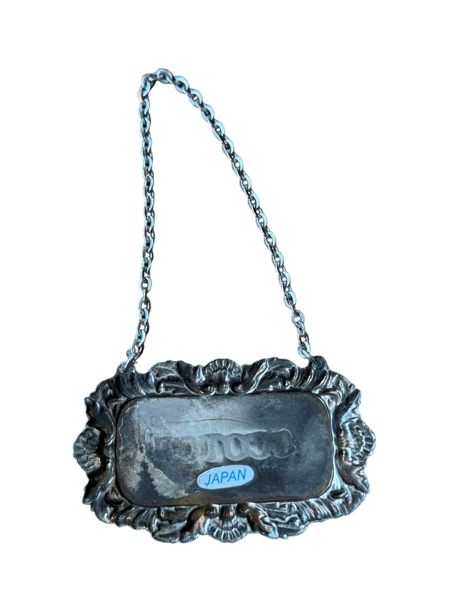 Vintage Scotch Waterford Crystal Strawberry Square Master Cutter Spirits Decanter with Silver-Plate - 10