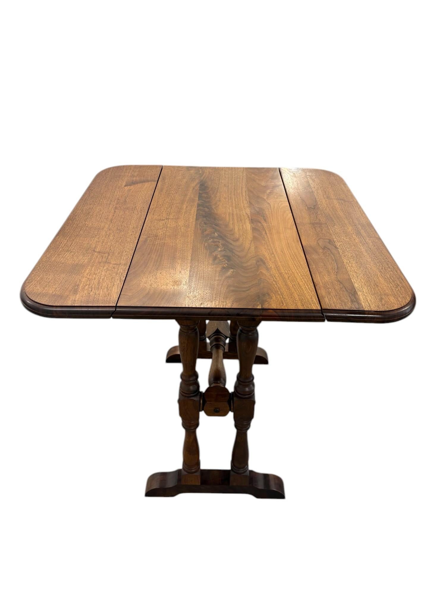 Antique Drop Leaf Table - 4