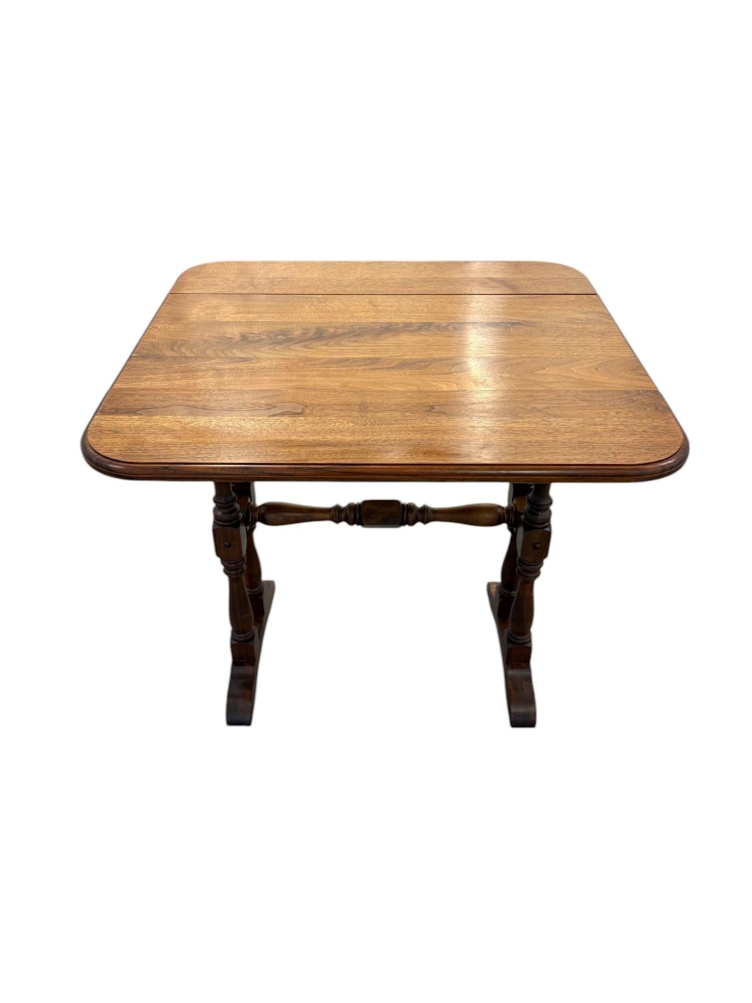 Antique Drop Leaf Table - 5