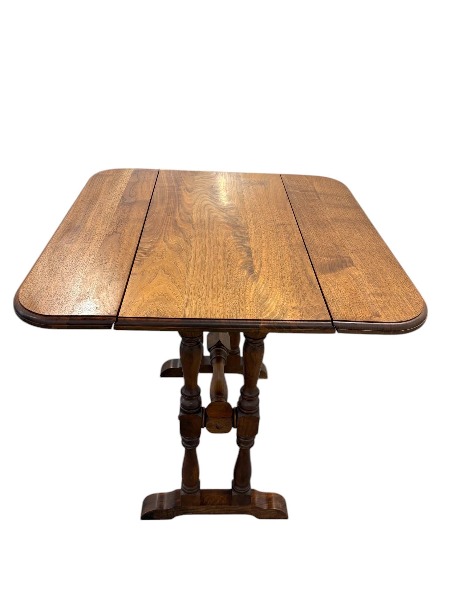 Antique Drop Leaf Table - 6