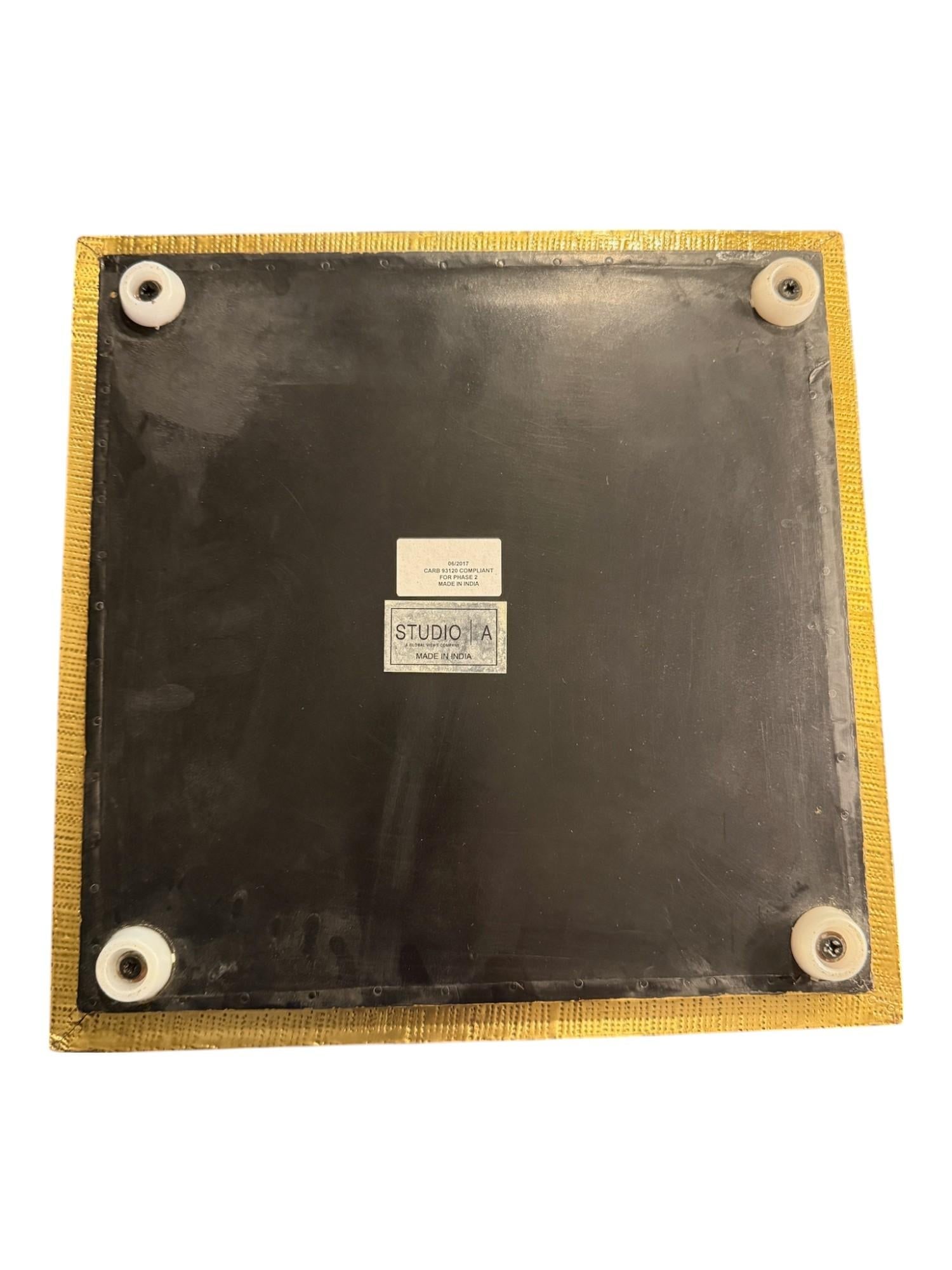 Global Views Studio a Circo Brass Pedestals - A Pair - 13