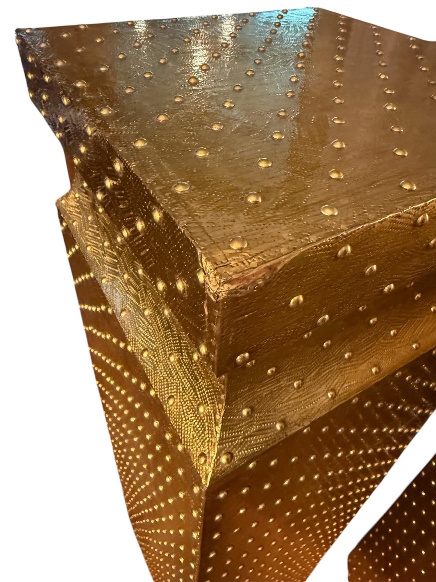 Global Views Studio a Circo Brass Pedestals - A Pair - 8