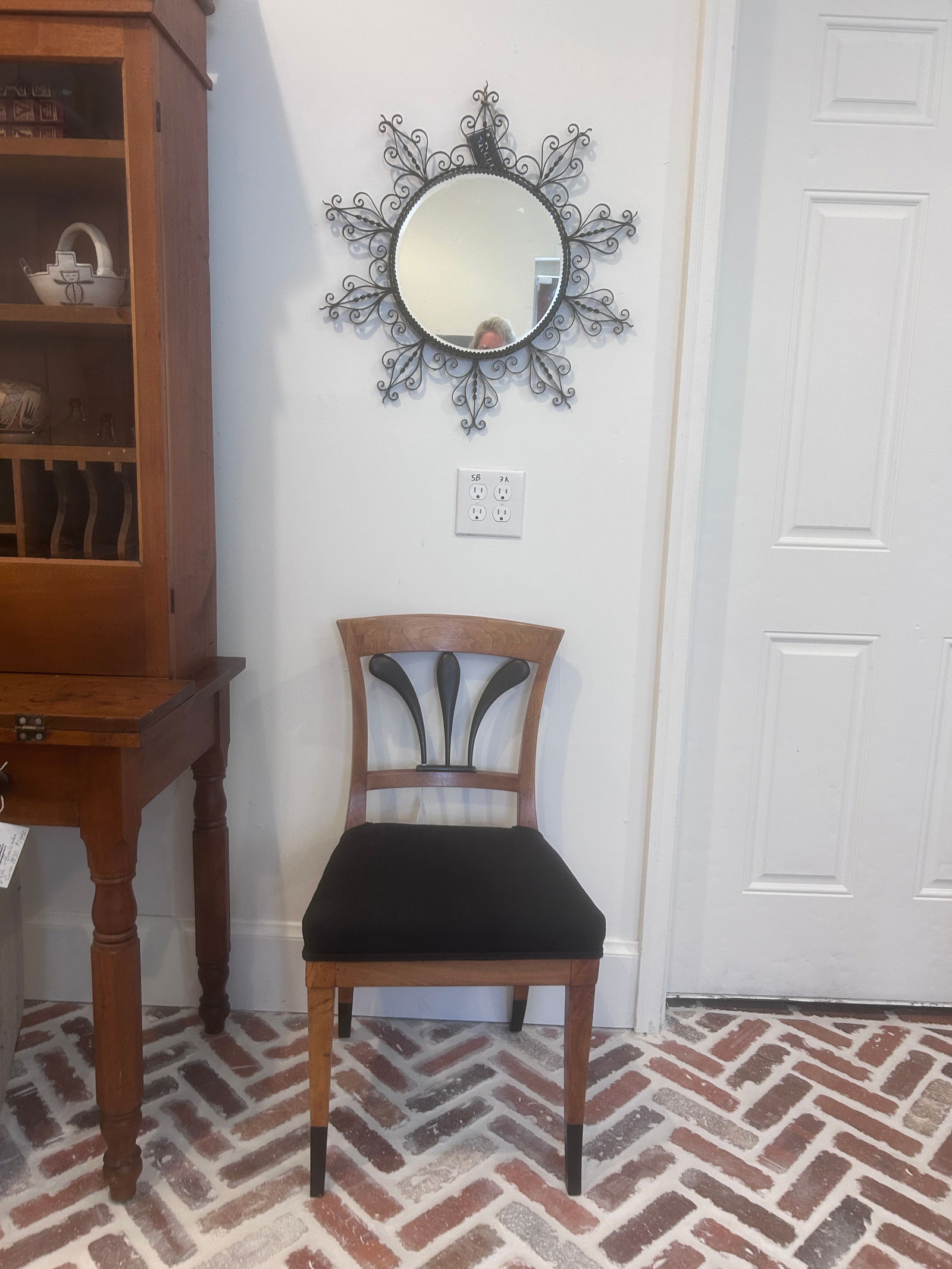 Antique Biedermeier Style Side Chairs, a Pair - 6