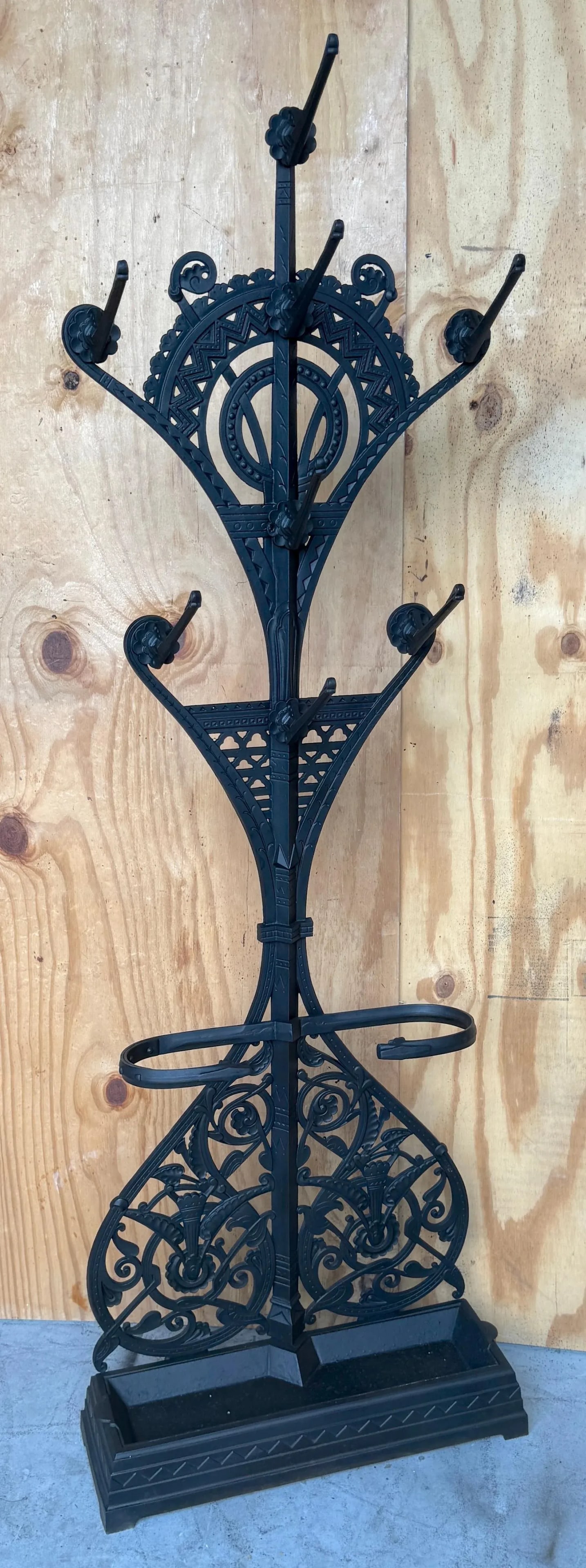 Christopher Dresser for Coalbrookdale, Cast Iron Aesthetic Movement Hall Stand - 4