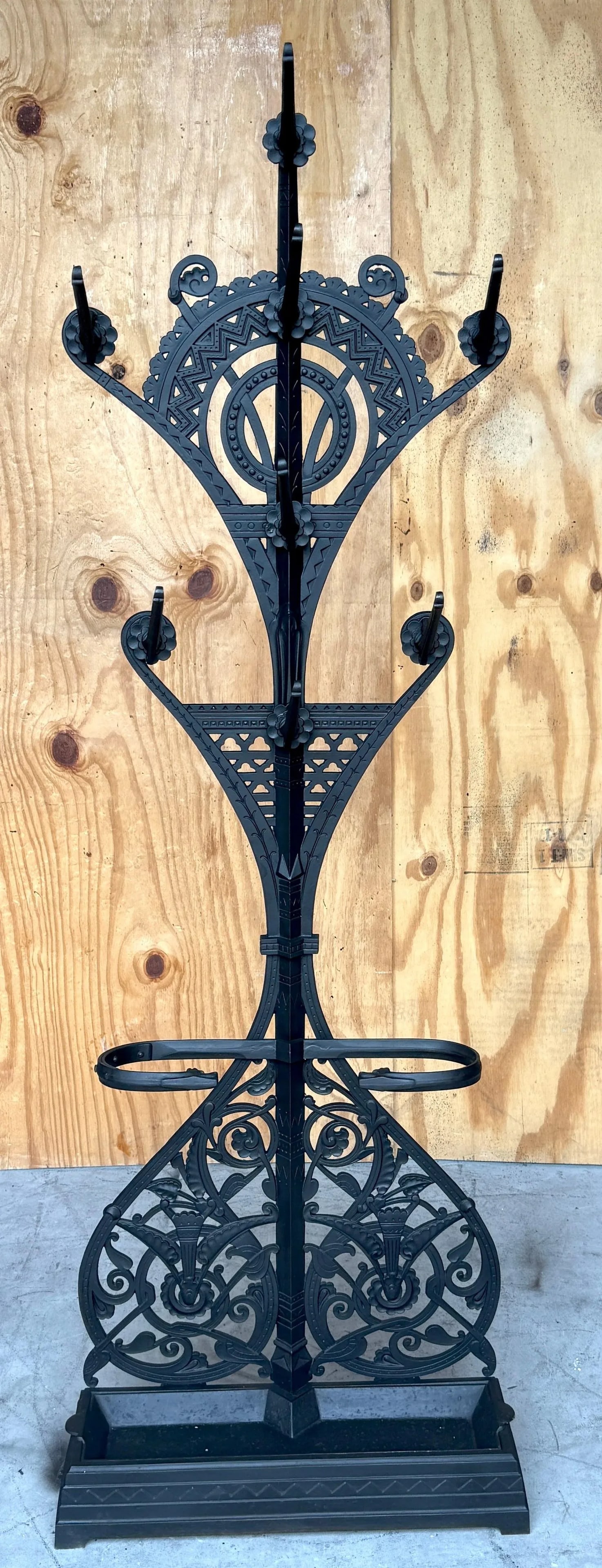 Christopher Dresser for Coalbrookdale, Cast Iron Aesthetic Movement Hall Stand - 5