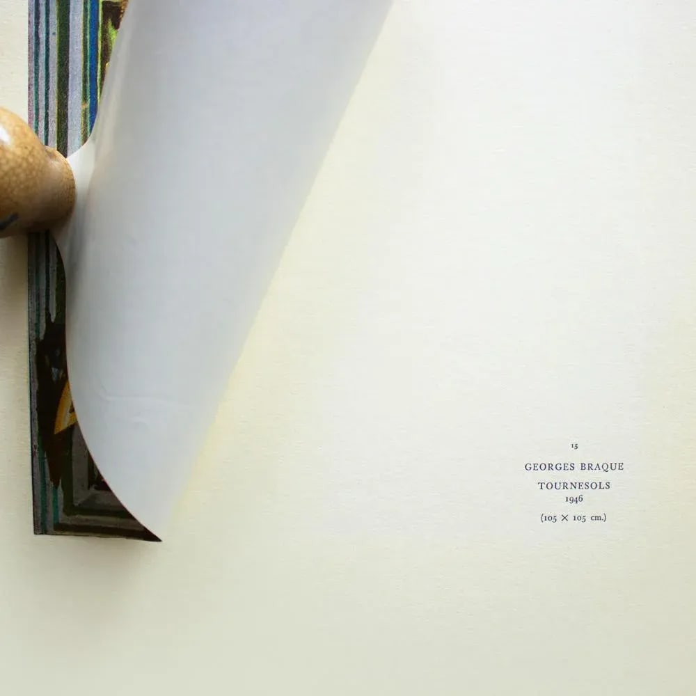 1940s After Georges Braque "Sunflowers", First Edition Period Cubist Swiss Offset Lithograph - 4