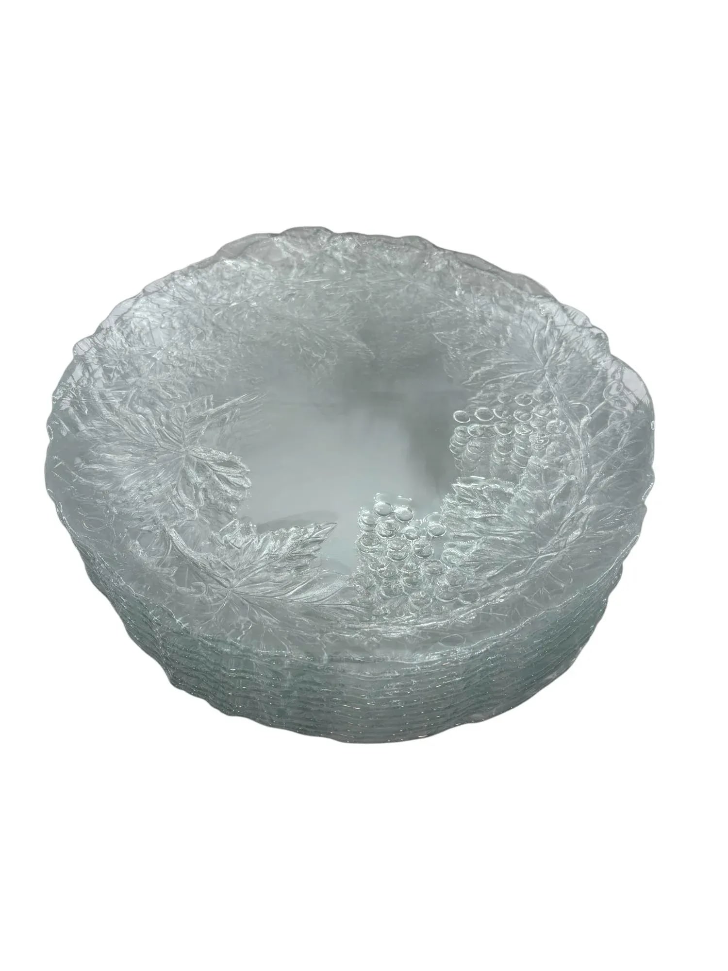 Late 20th Century 12 Place Setting of Crystal Mallory by Cristal d'Arques Bowls, Mugs, Salad Plates - 11