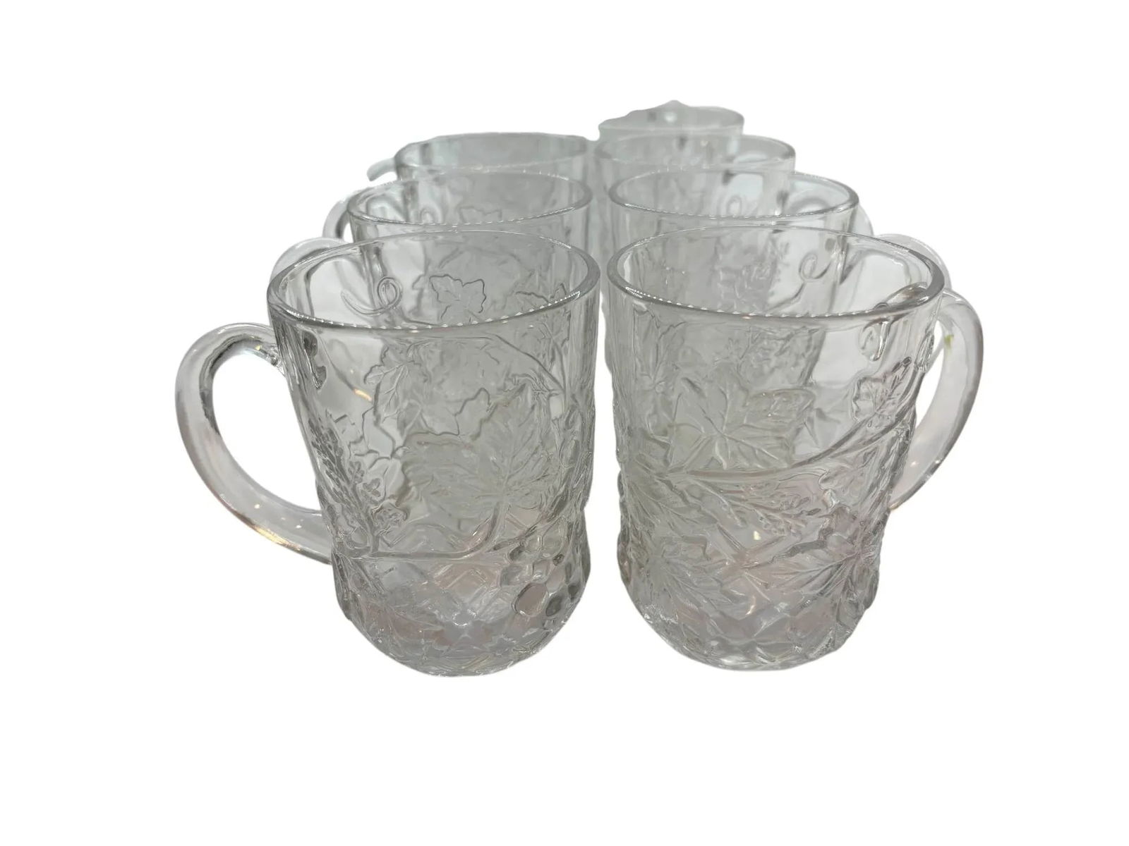 Late 20th Century 12 Place Setting of Crystal Mallory by Cristal d'Arques Bowls, Mugs, Salad Plates - 15