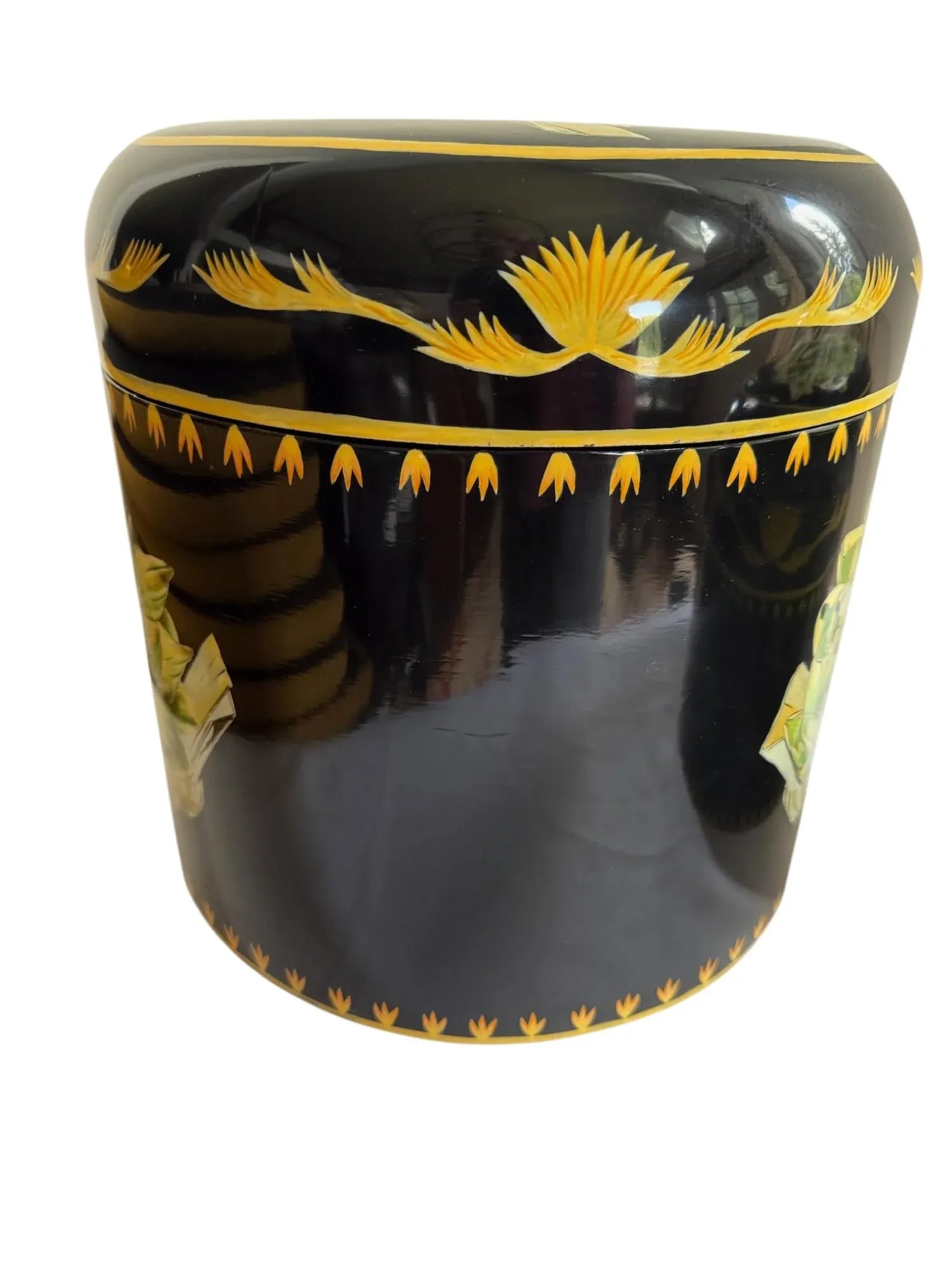 Maitland-Smith Round Lidded Boxes - A Pair - 4