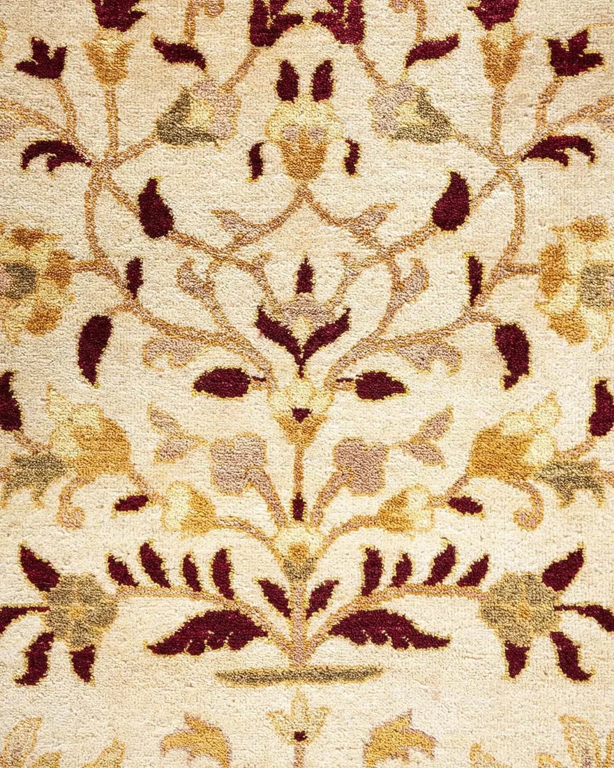 Mogul Hand-Knotted Area Rug - Ivory, 10' 0" x 19' 5" - 3