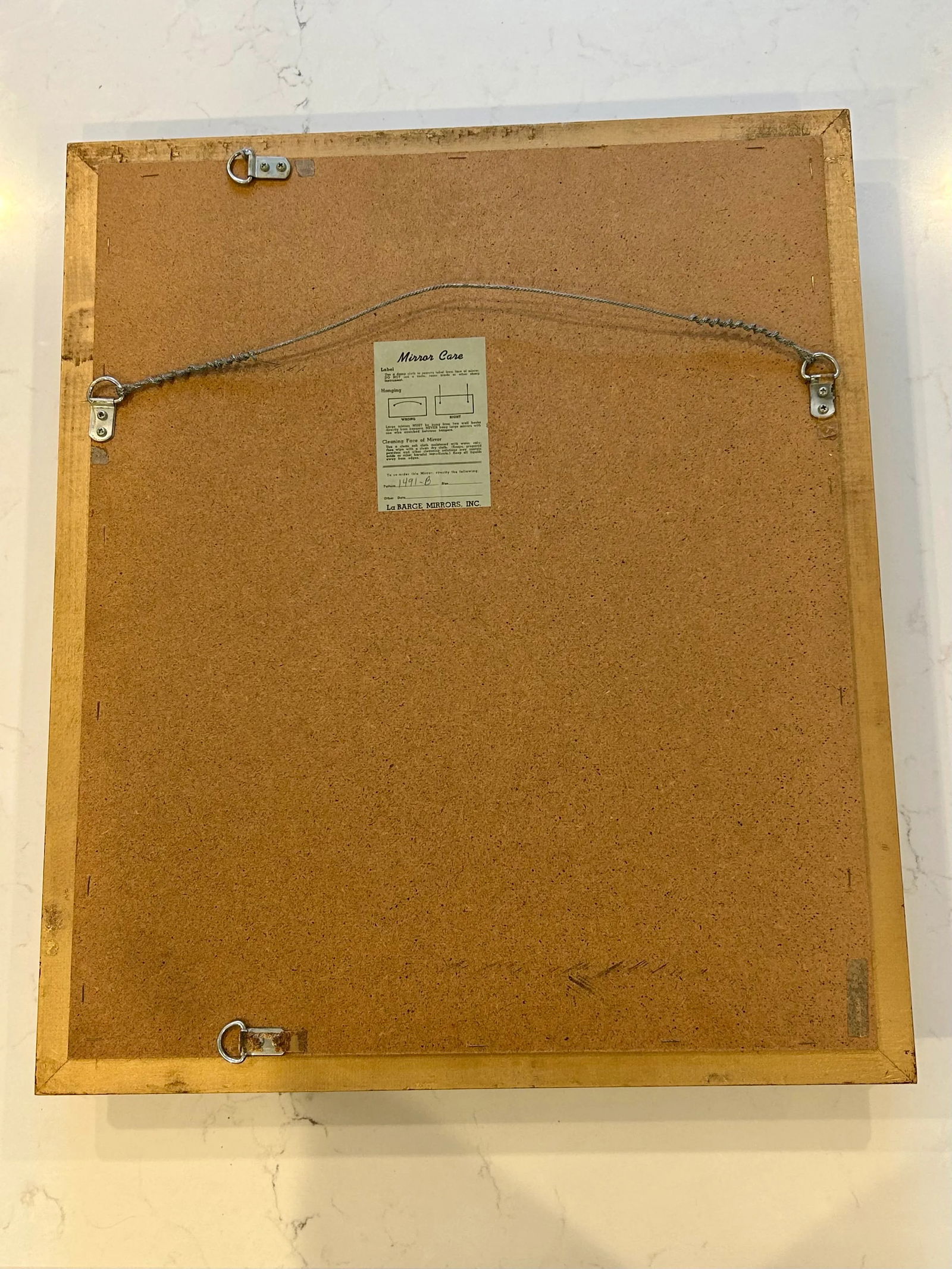 Vintage La Barge Rectangular Wall Mirror in Ornate Giltwood Frame - 9