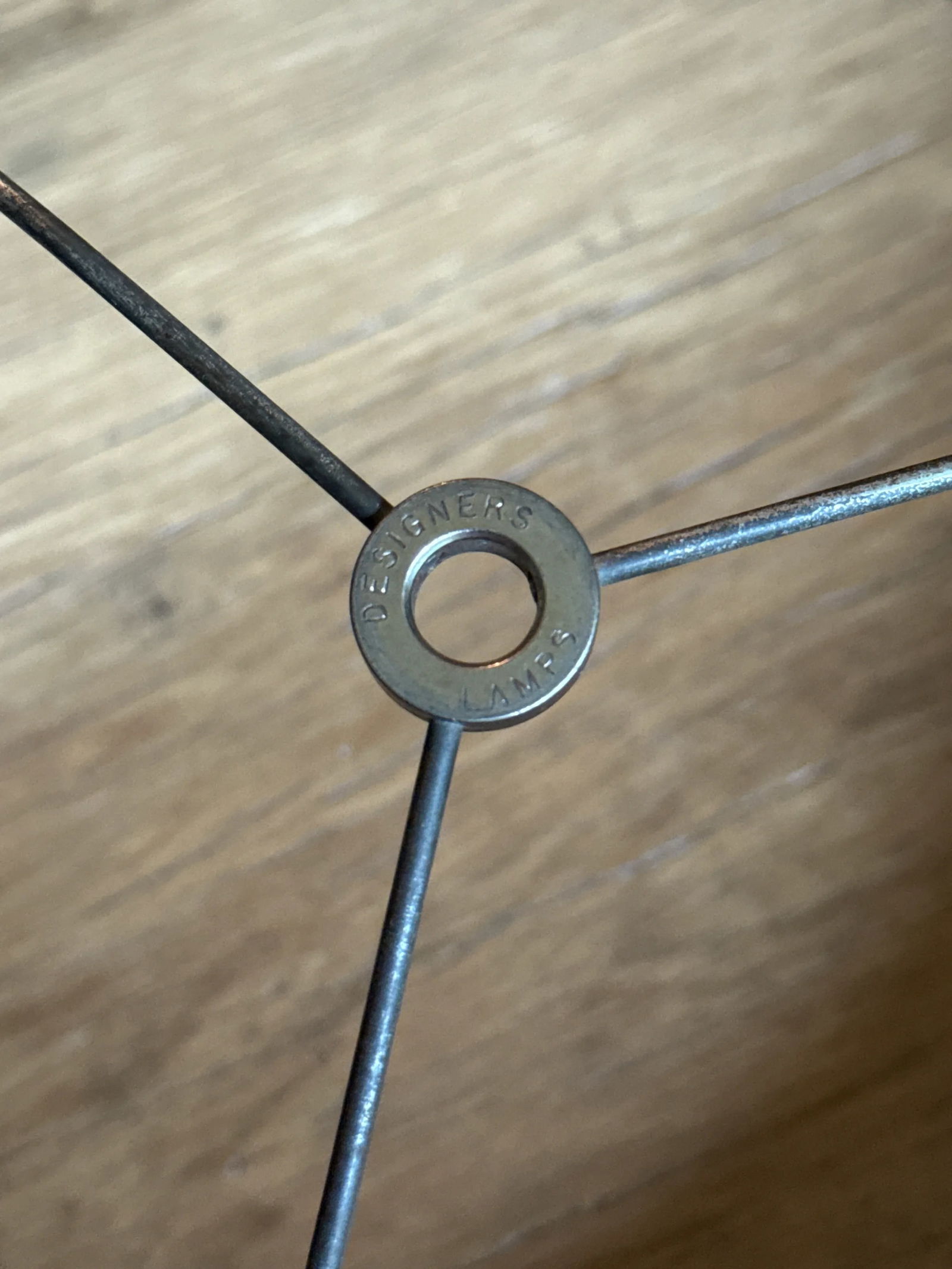 Two-Tier Fiberglass Lampshade With Greek Key Pattern -a Pair - 15