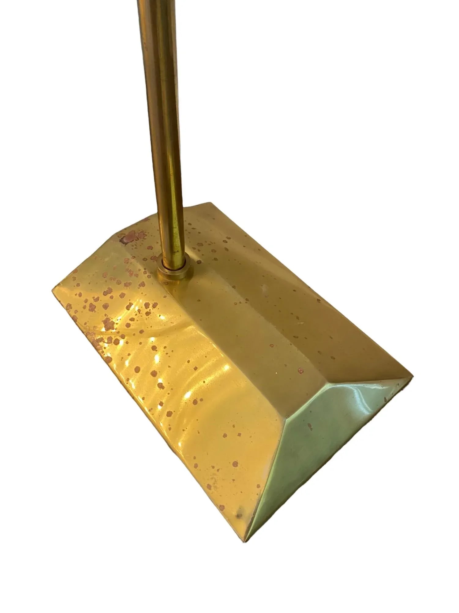 Early 21st Century Frederick Cooper Brass Look Adjustable Floor Accent Lamp - 4