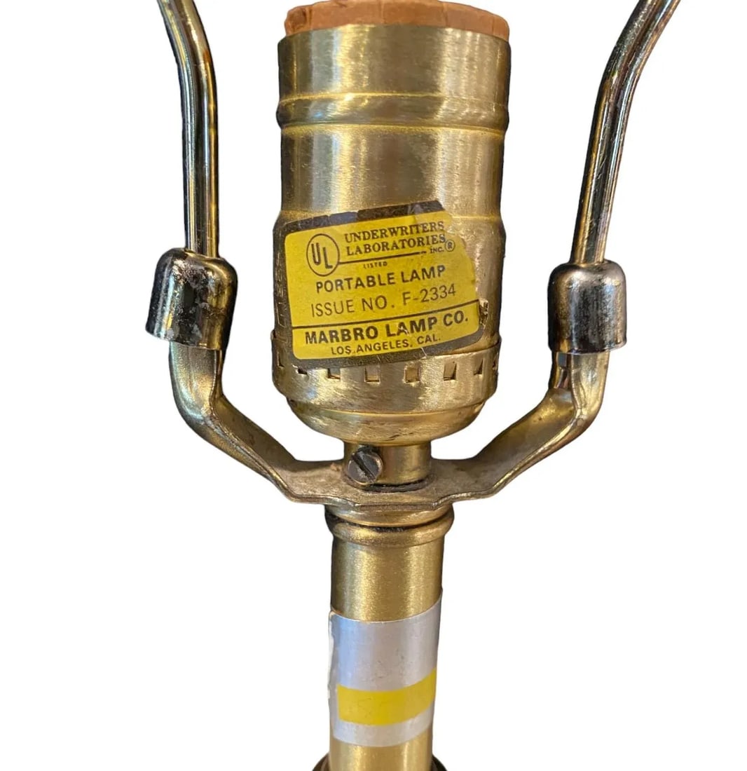 Marbro Lamp Company Floral Ivory Lamp - 4