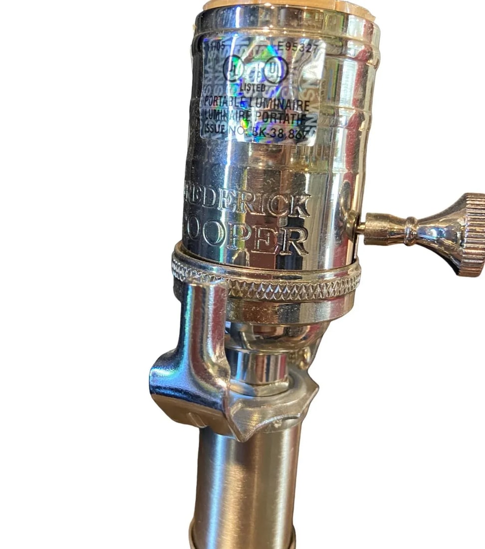 Frederick Cooper Brown Marble Lamp - 3