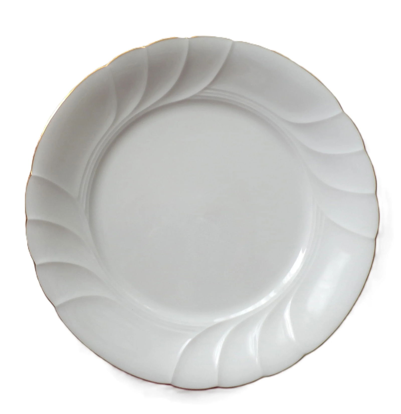 Late 20th Century Mikasa Wedding Band Pattern Dinnerware Service for 8- 39 Pieces - 5