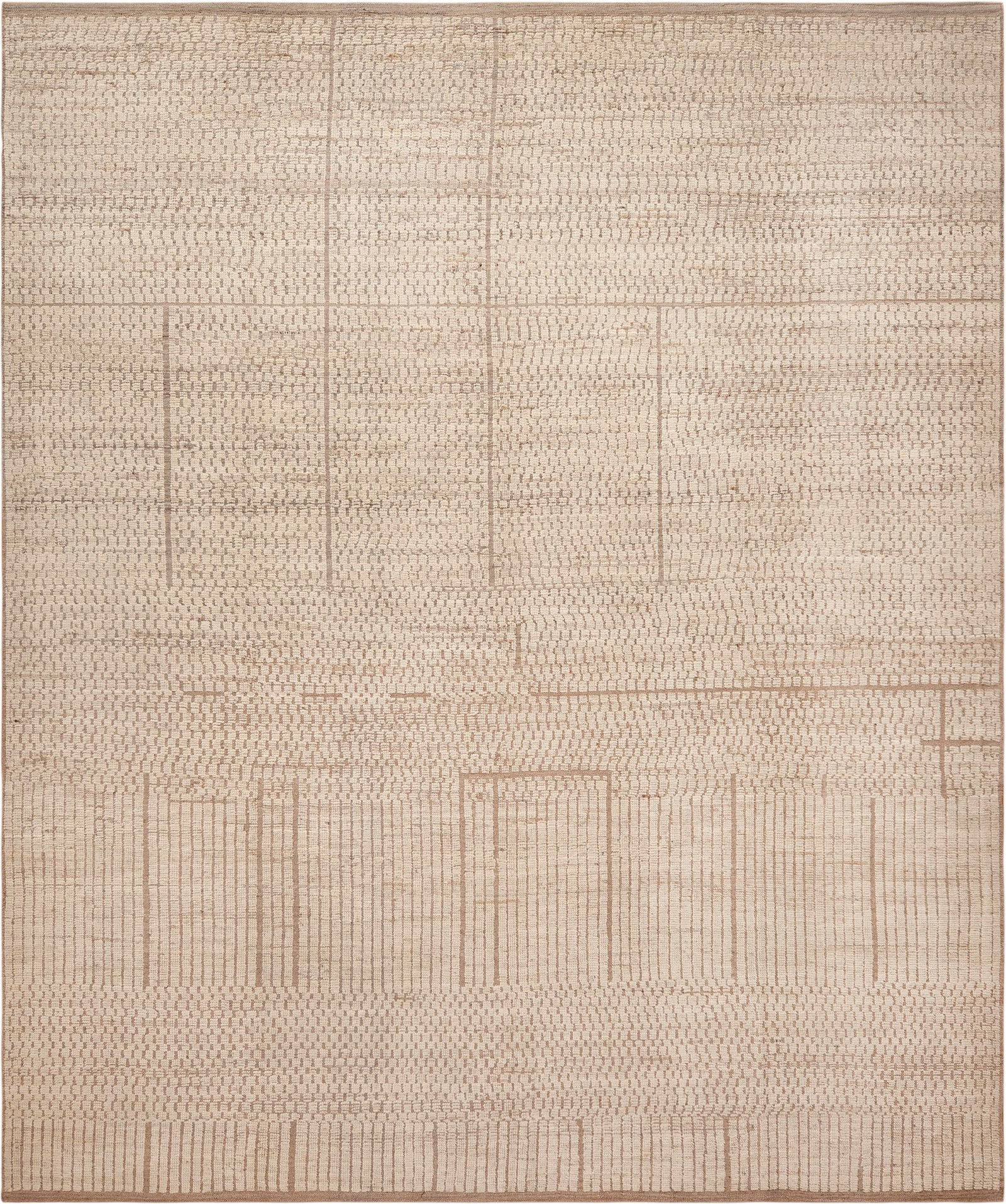 Contemporary Neutral Tone Rug - 2