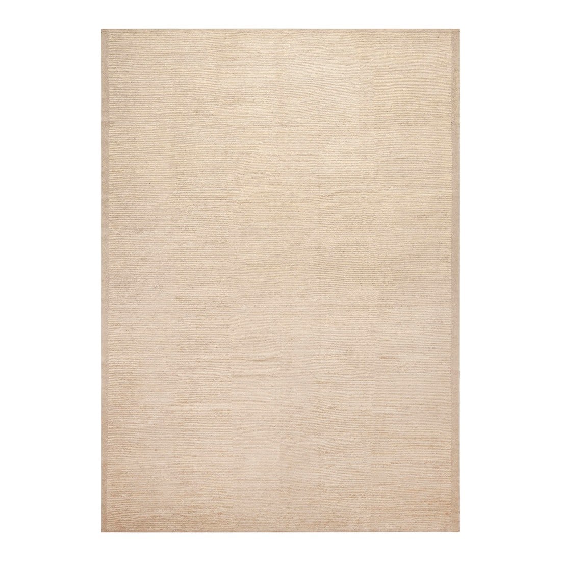 Contemporary Minimalistic Neutral Rug: Stunning Contemporary Minimalistic Neutral Rug, Country of origin: Central Asia, Circa date: Modern Condition: Imperfections: No Imperfections Condition Notes: This rug is in excellent condition. 