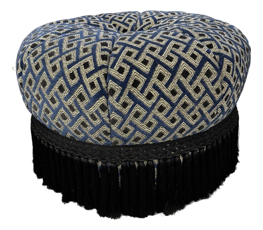 Classic Sofa - Bullion Fringe Ottoman (1 of 2)
