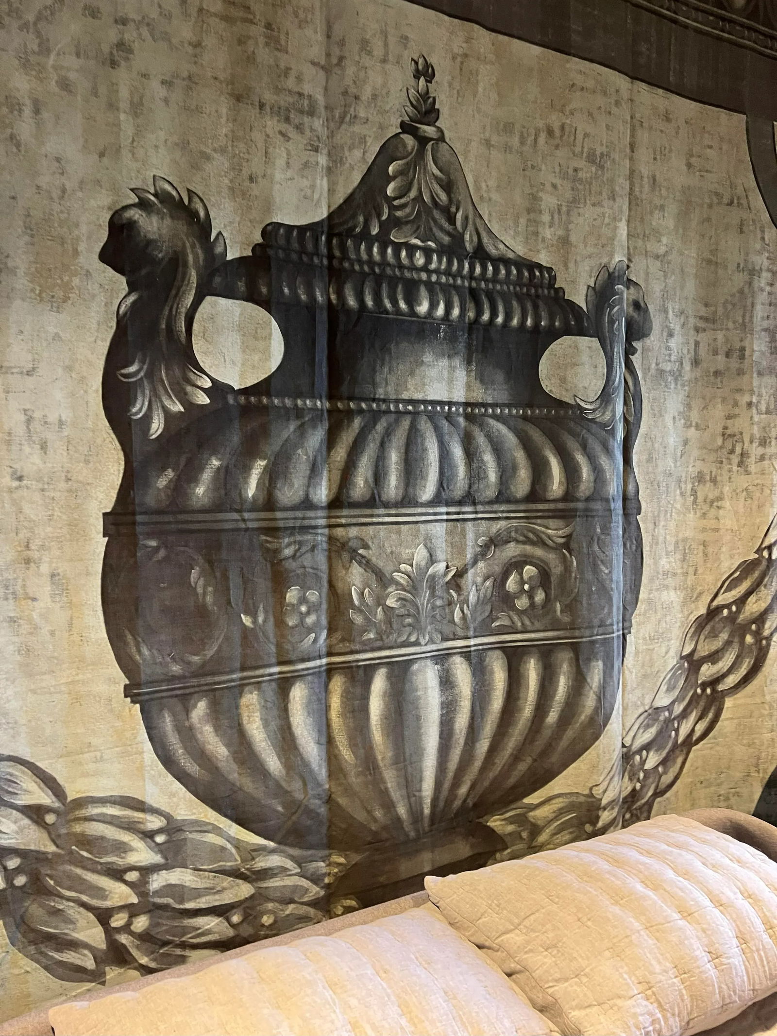 Canvas Painting of an Oversized Urn - 3