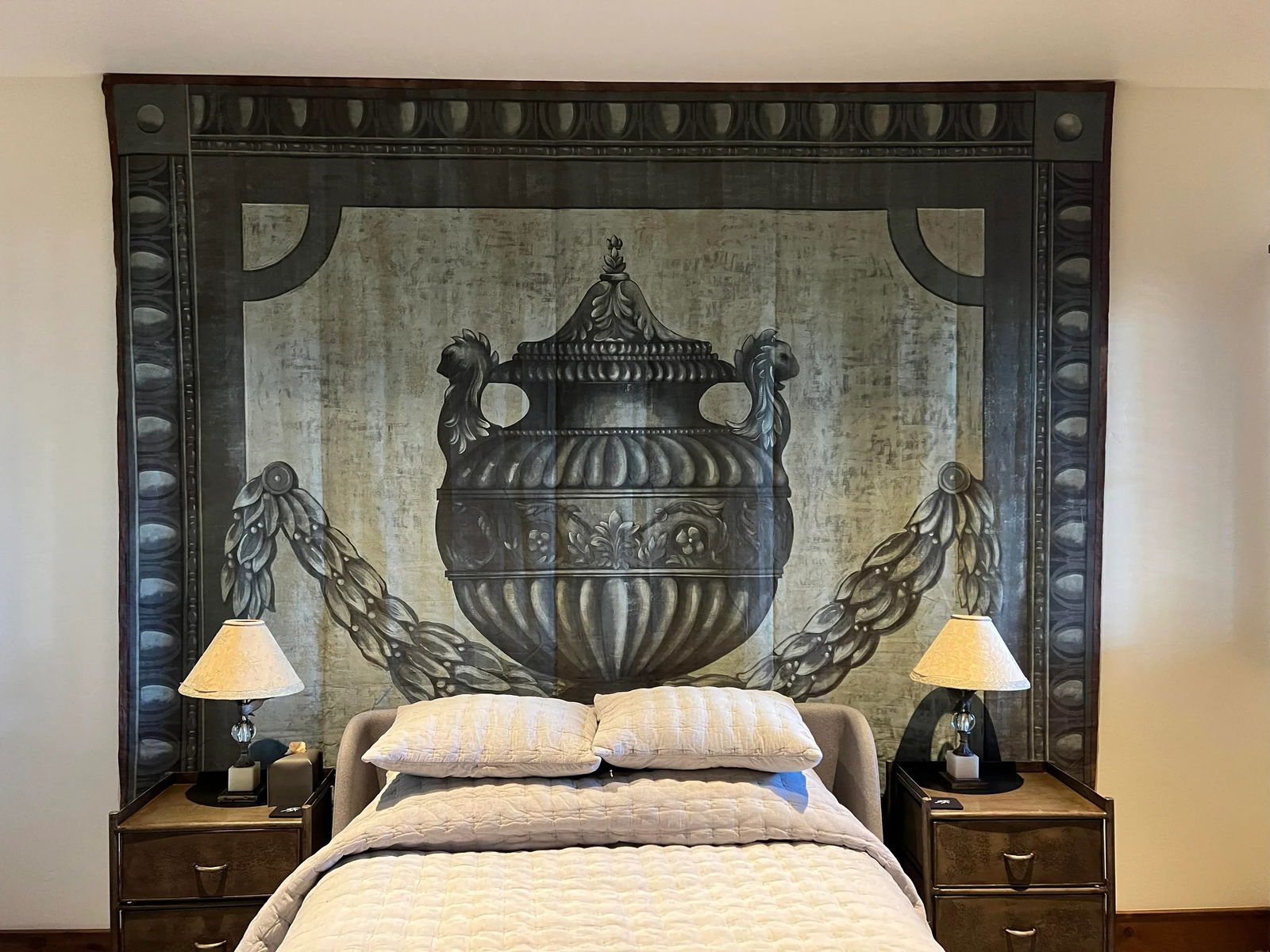 Canvas Painting of an Oversized Urn - 5