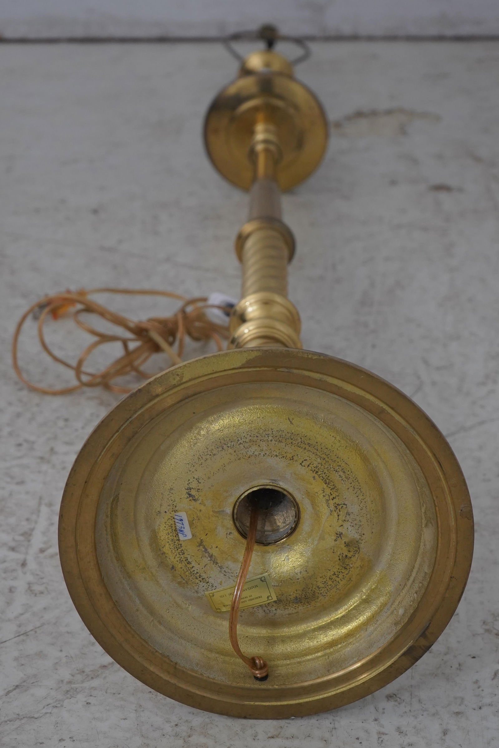 Maitland Smith Tall Candlestick Form Floor Lamp - 10