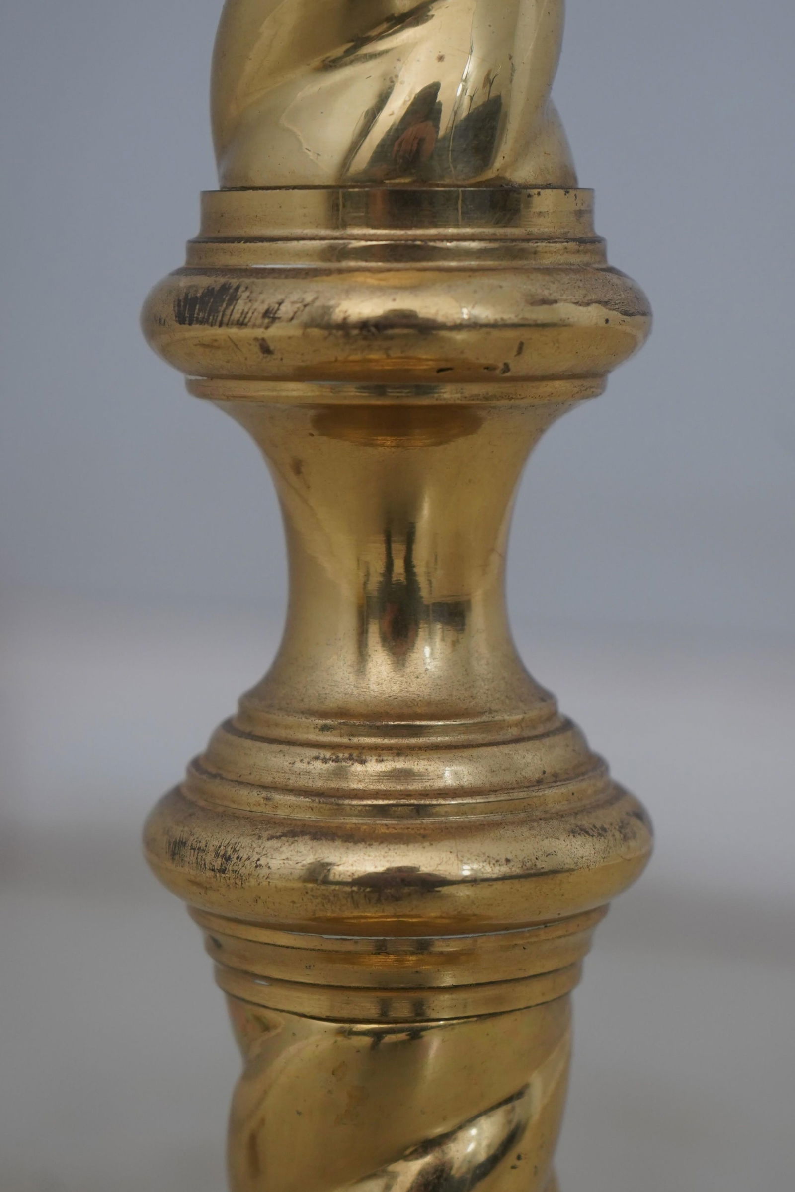 Maitland Smith Tall Candlestick Form Floor Lamp - 3