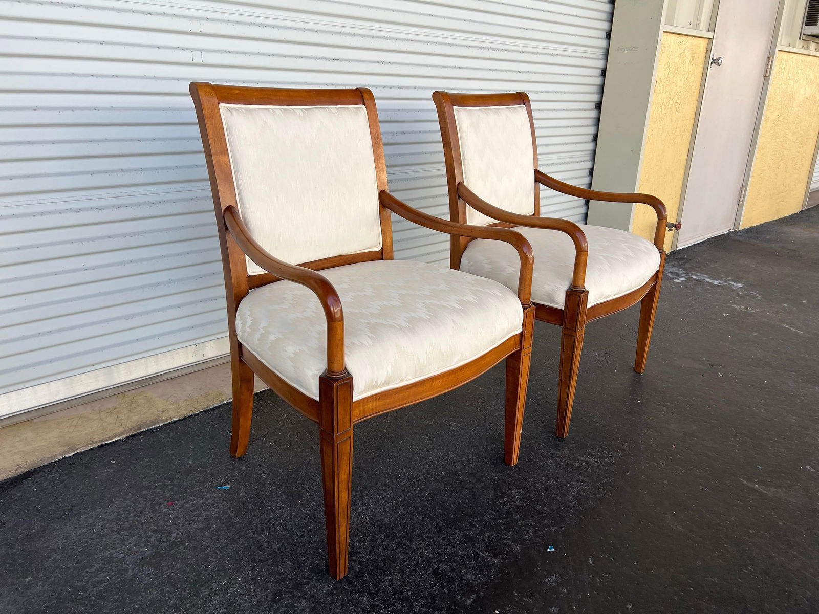 20th Century Sam Moore Fauteuil Arm Chairs -Pair of 2 - 3