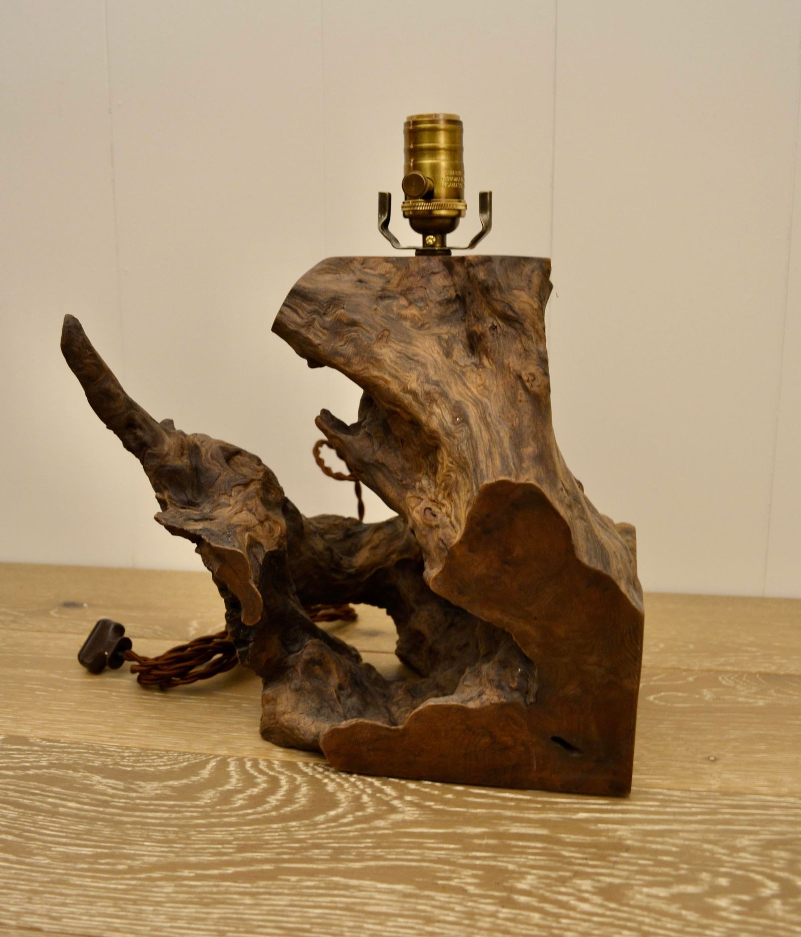 Mid 20th Century Organic Driftwood Table Lamp - 2