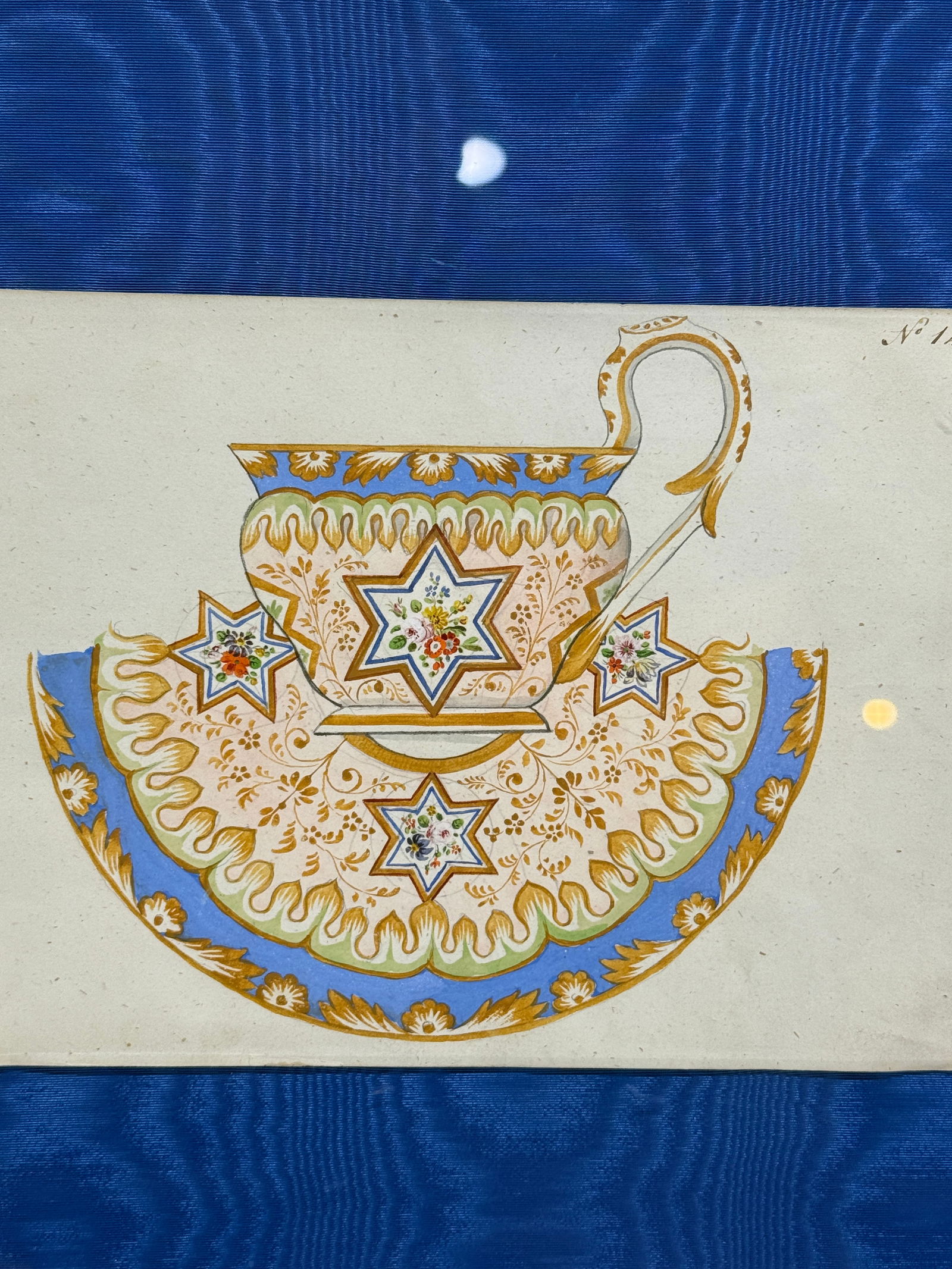 Viennese Porcelain Design Watercolor, Alt-Wiener Porzellan Fabrik, Ca. 1840–1850 - 5
