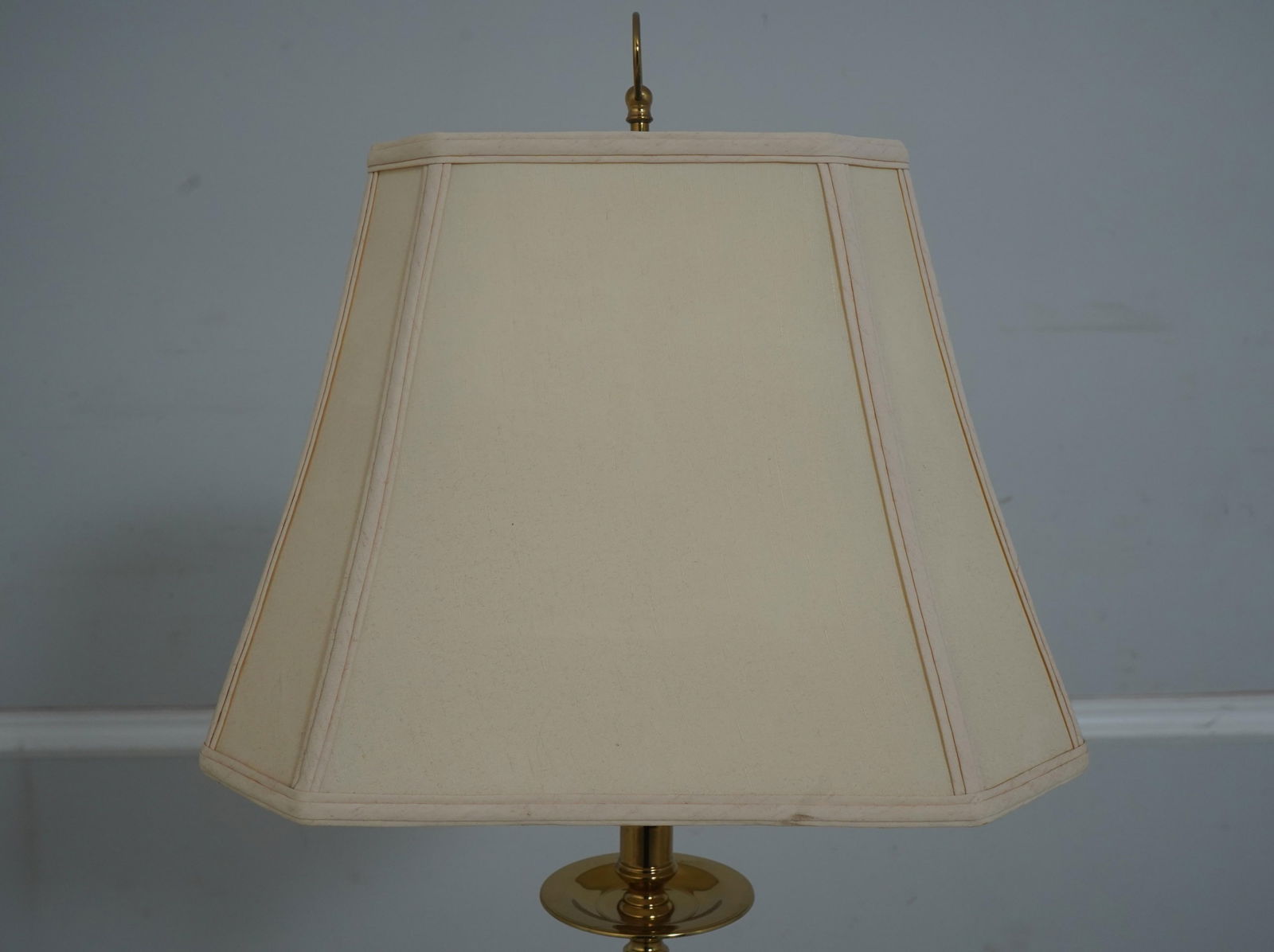 Virginia Metalcrafters Brass Candlestick Floor Lamp - 3