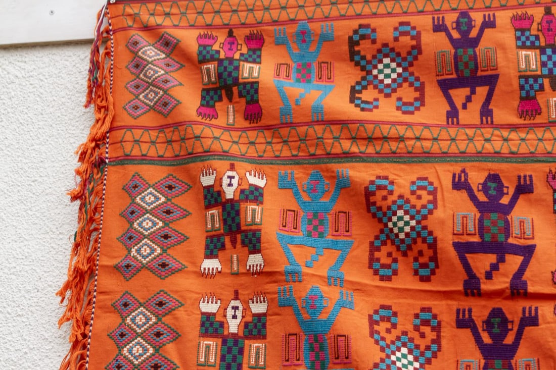 Antique Brocade Tribal Fabric From Indonesia - 2