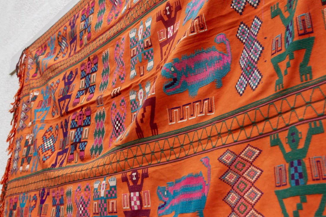 Antique Brocade Tribal Fabric From Indonesia - 3