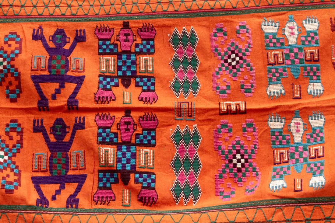 Antique Brocade Tribal Fabric From Indonesia - 5