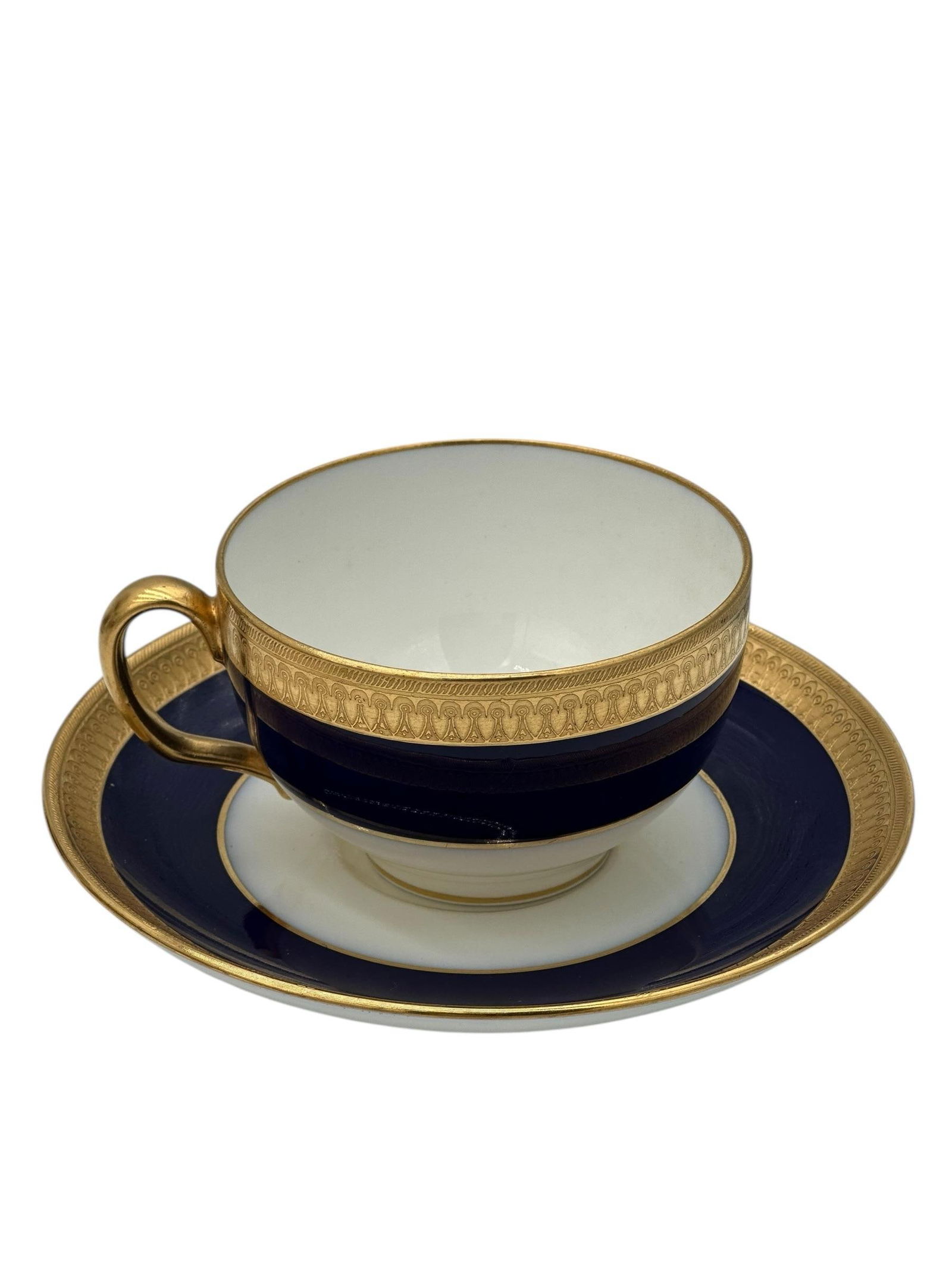 Mid 20th Century Minton "Cobalt & Gold" Pattern G6262 – Complete Tea Set for Eight - 30 Pieces - 9
