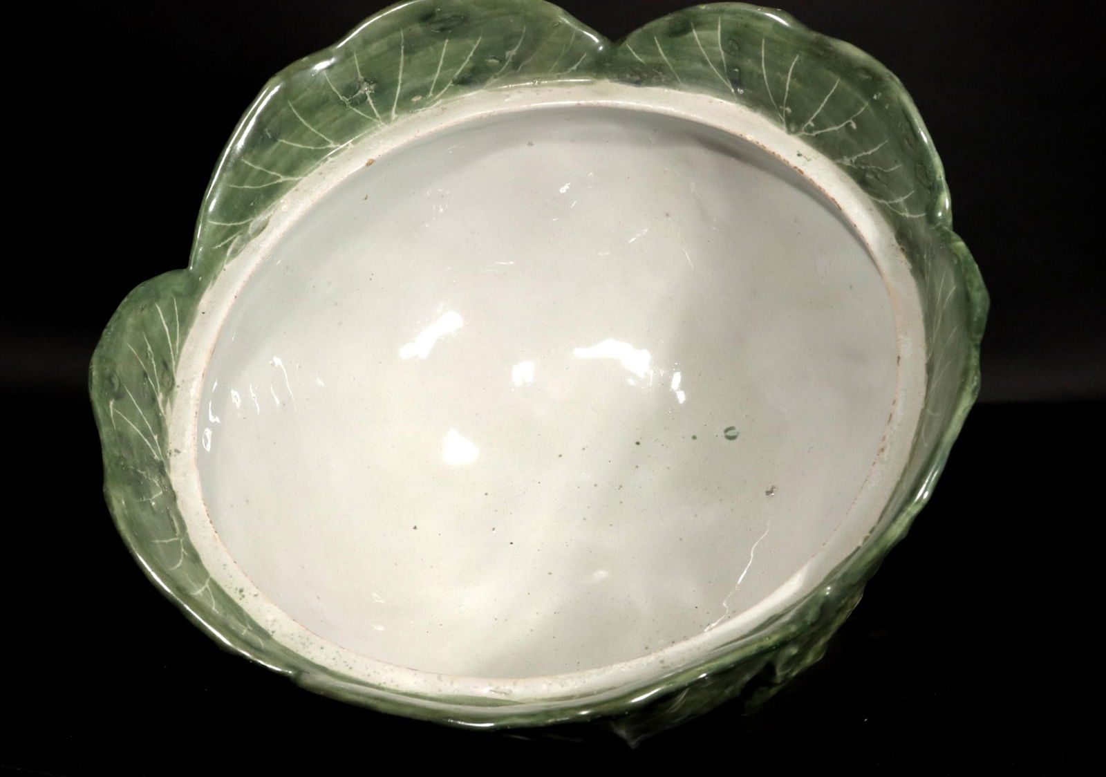 Mid 18th Century French Faience Tromp l'Oeil Strasbourg Factory Cabbage Tureen and Cover - 16