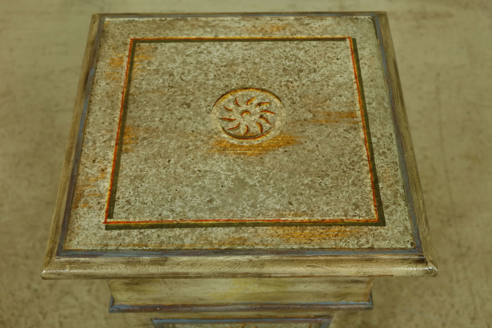 Theodore Alexander Paint Decorated Pedestal - 2