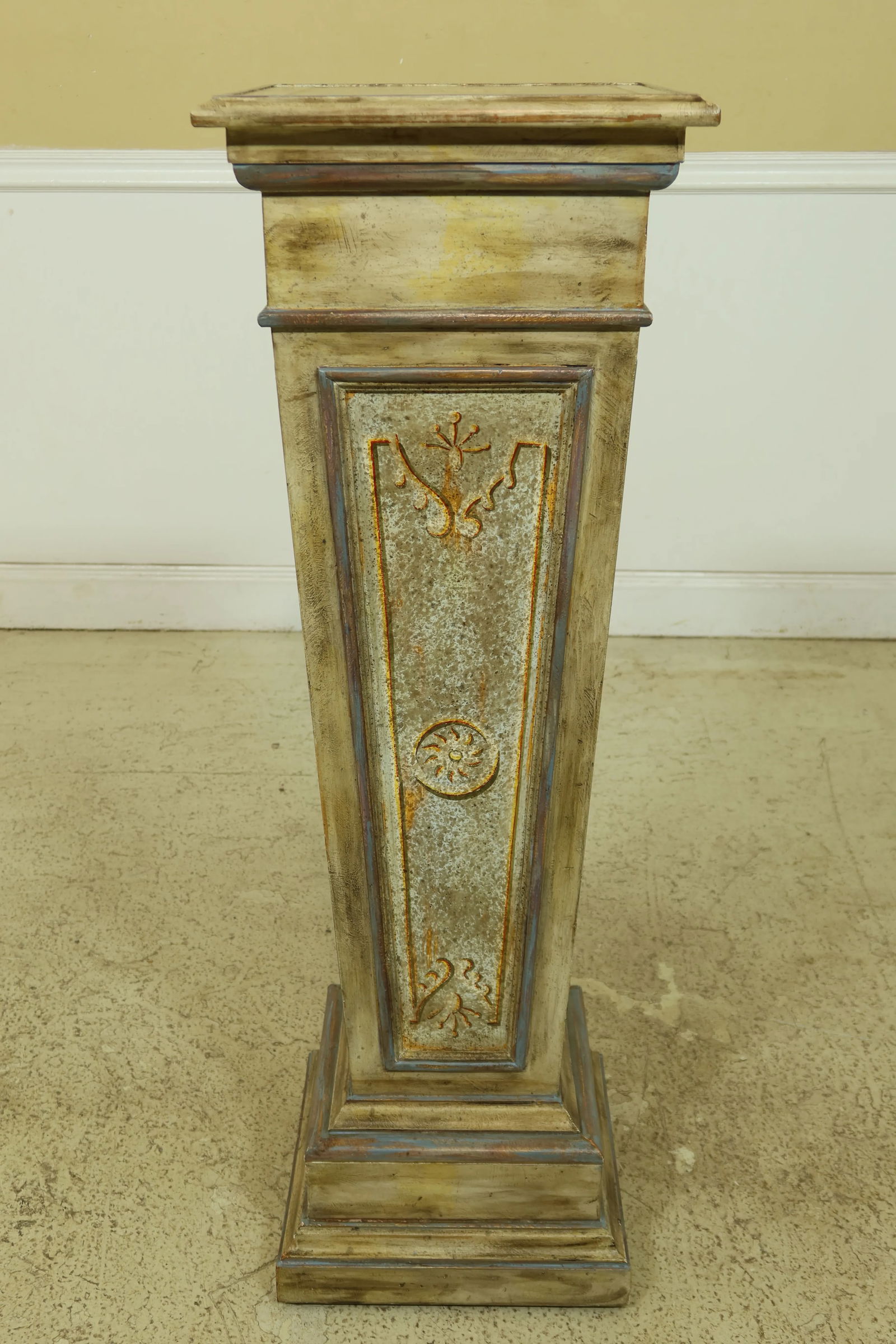 Theodore Alexander Paint Decorated Pedestal - 8