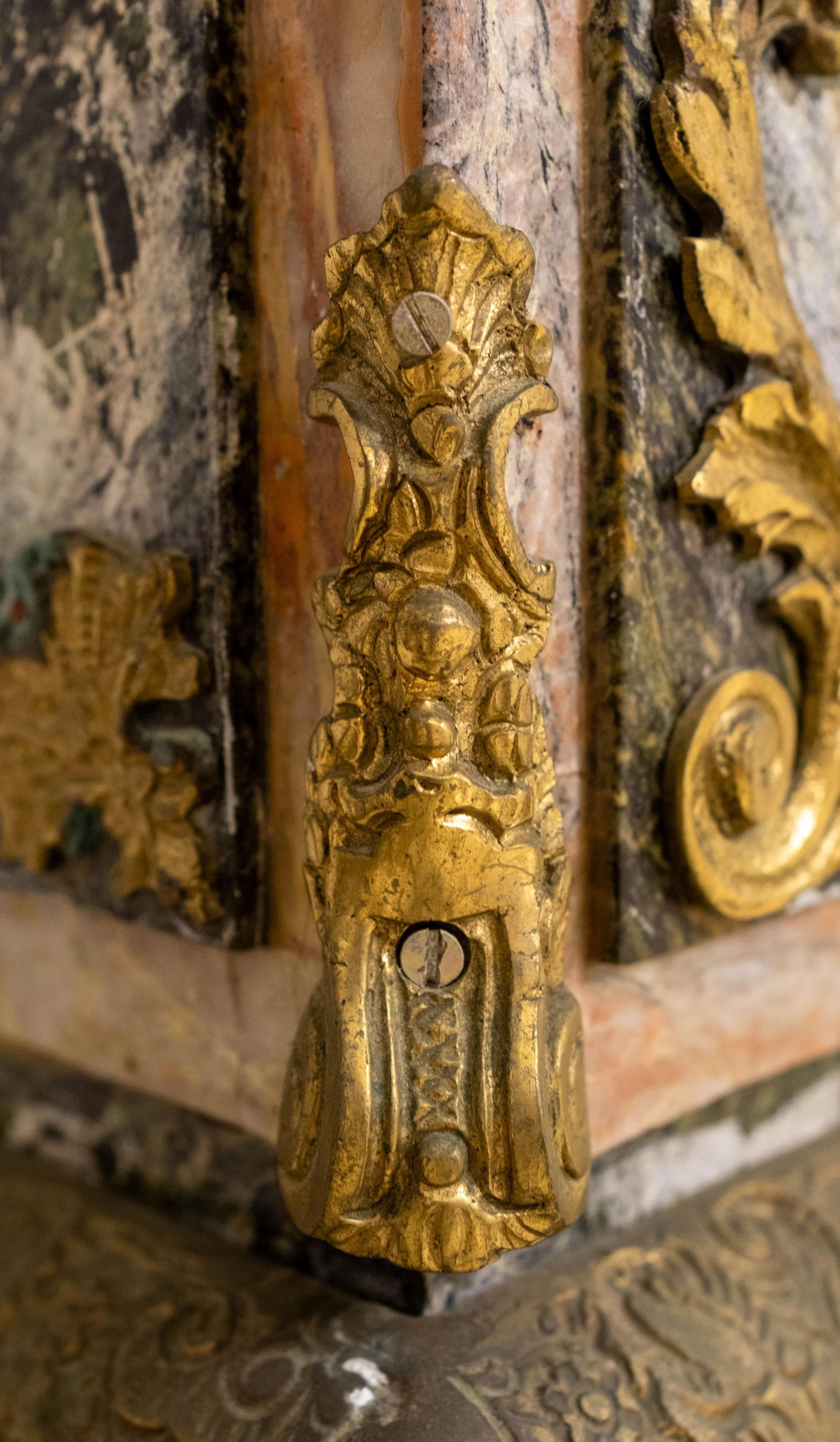 Pair Vintage Marble Pilaster Column Pedestals - 10