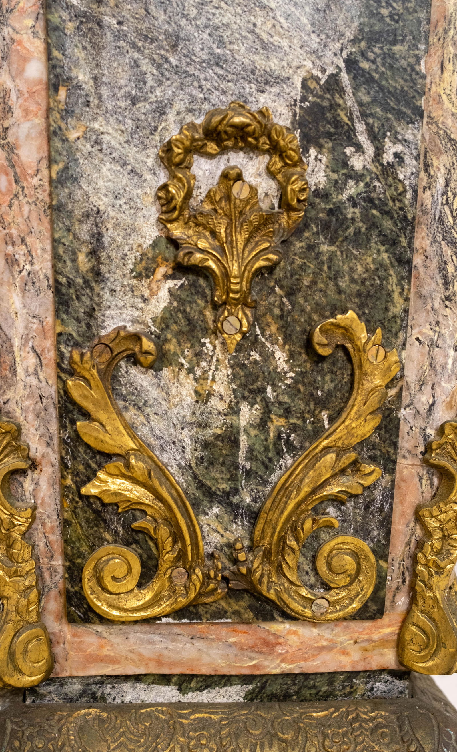 Pair Vintage Marble Pilaster Column Pedestals - 13