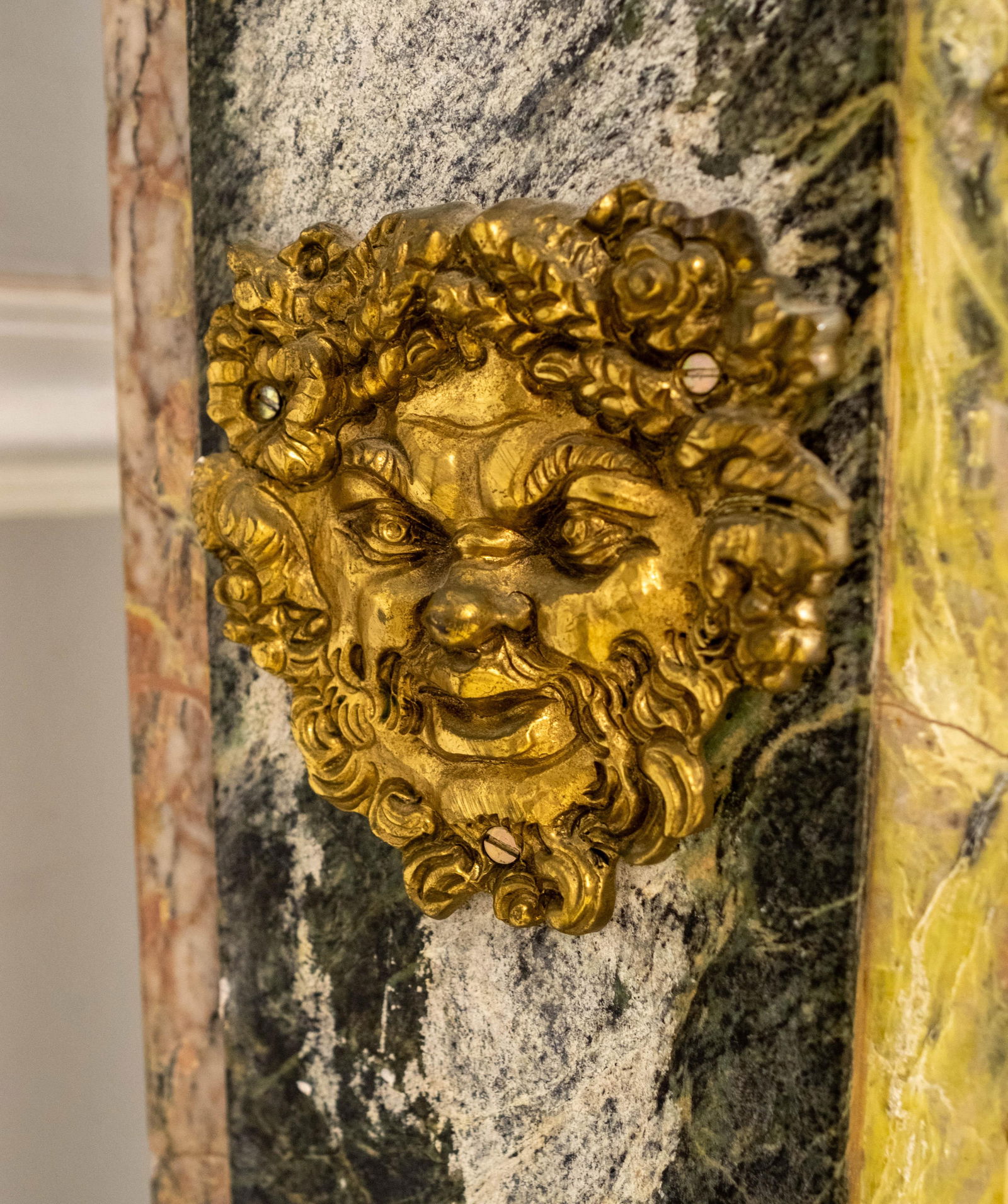 Pair Vintage Marble Pilaster Column Pedestals - 5