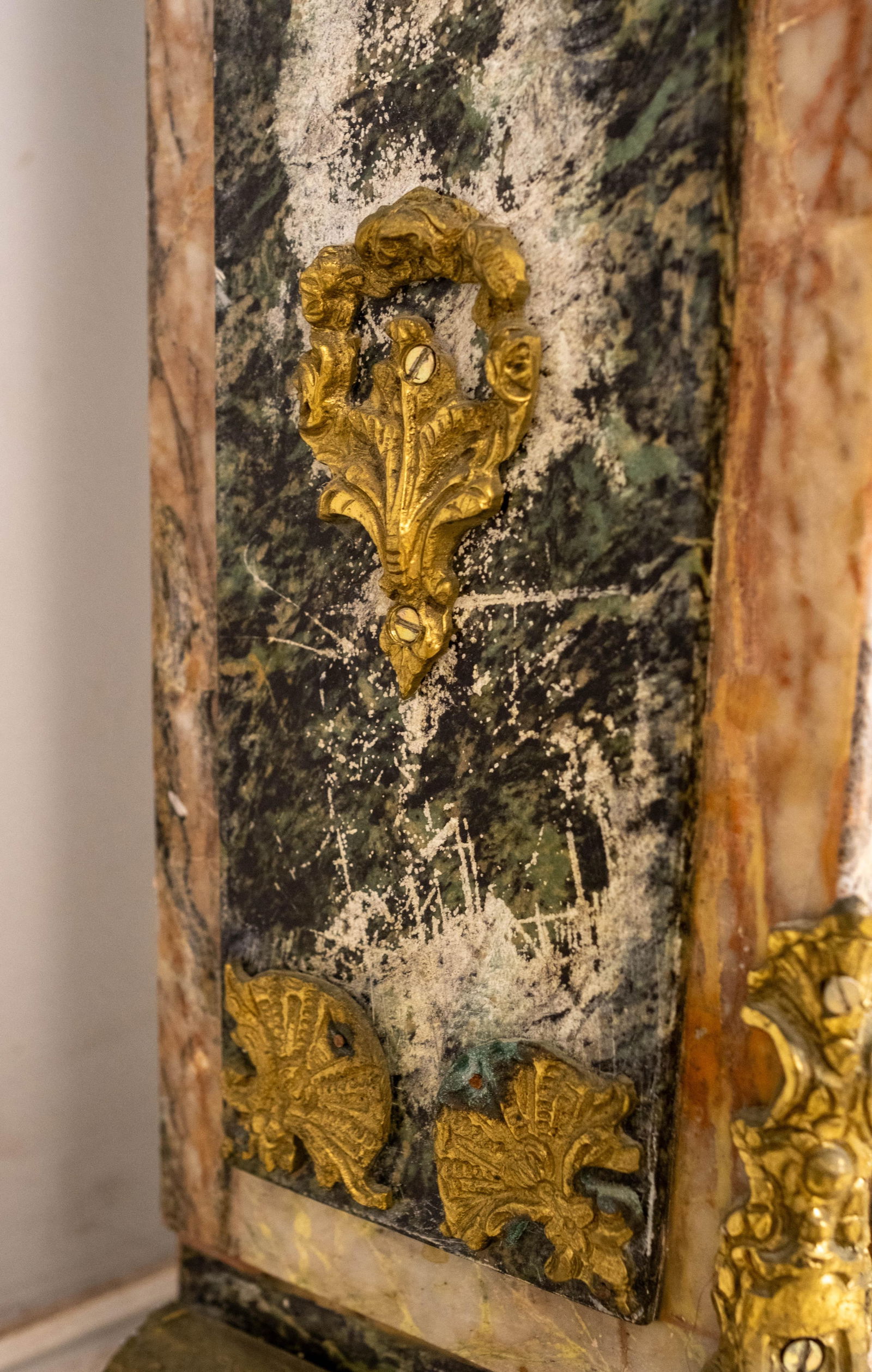 Pair Vintage Marble Pilaster Column Pedestals - 8