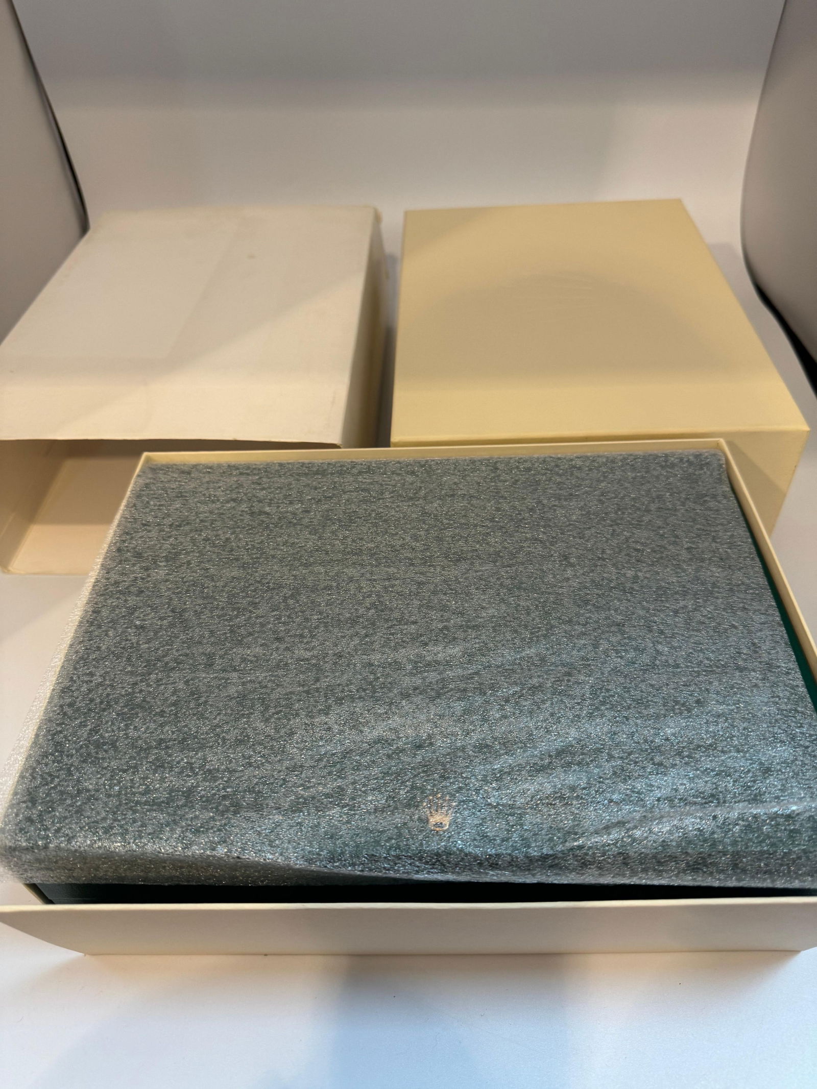 Rolex Watch Box, New Creme Empty Acs. Oyster Perpetual Daytona GMT Datejust - 4