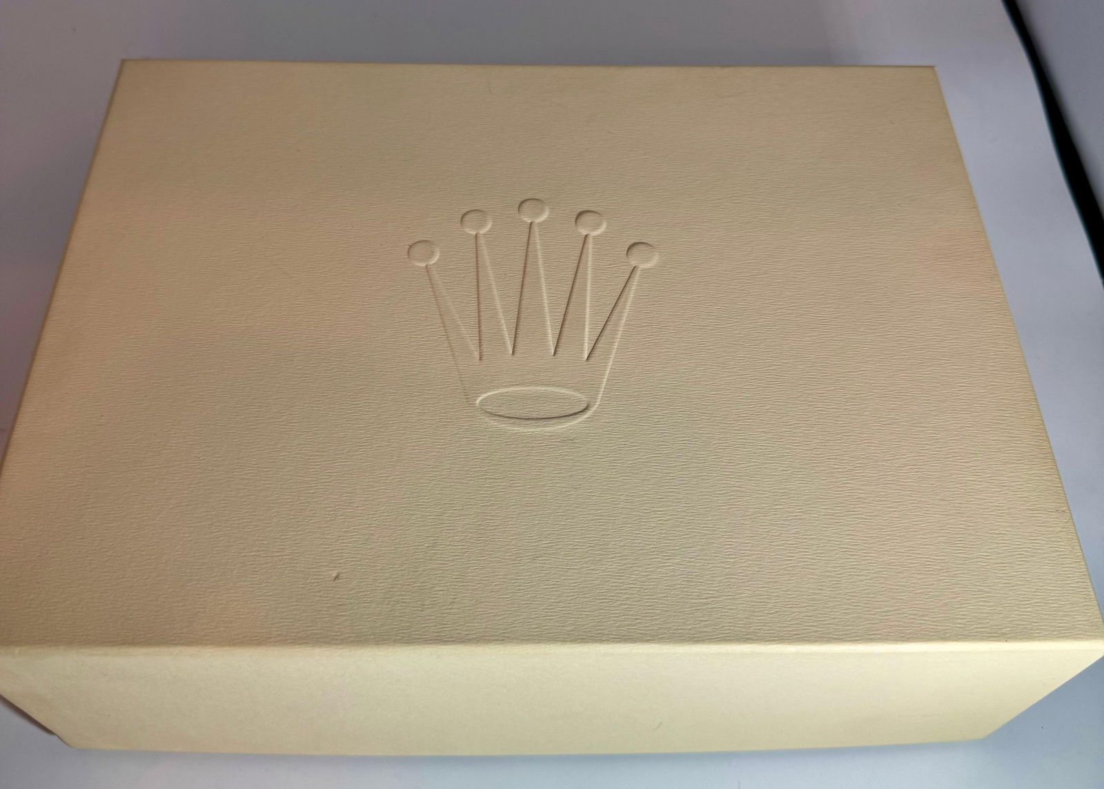 Rolex Watch Box, New Creme Empty Acs. Oyster Perpetual Daytona GMT Datejust - 6