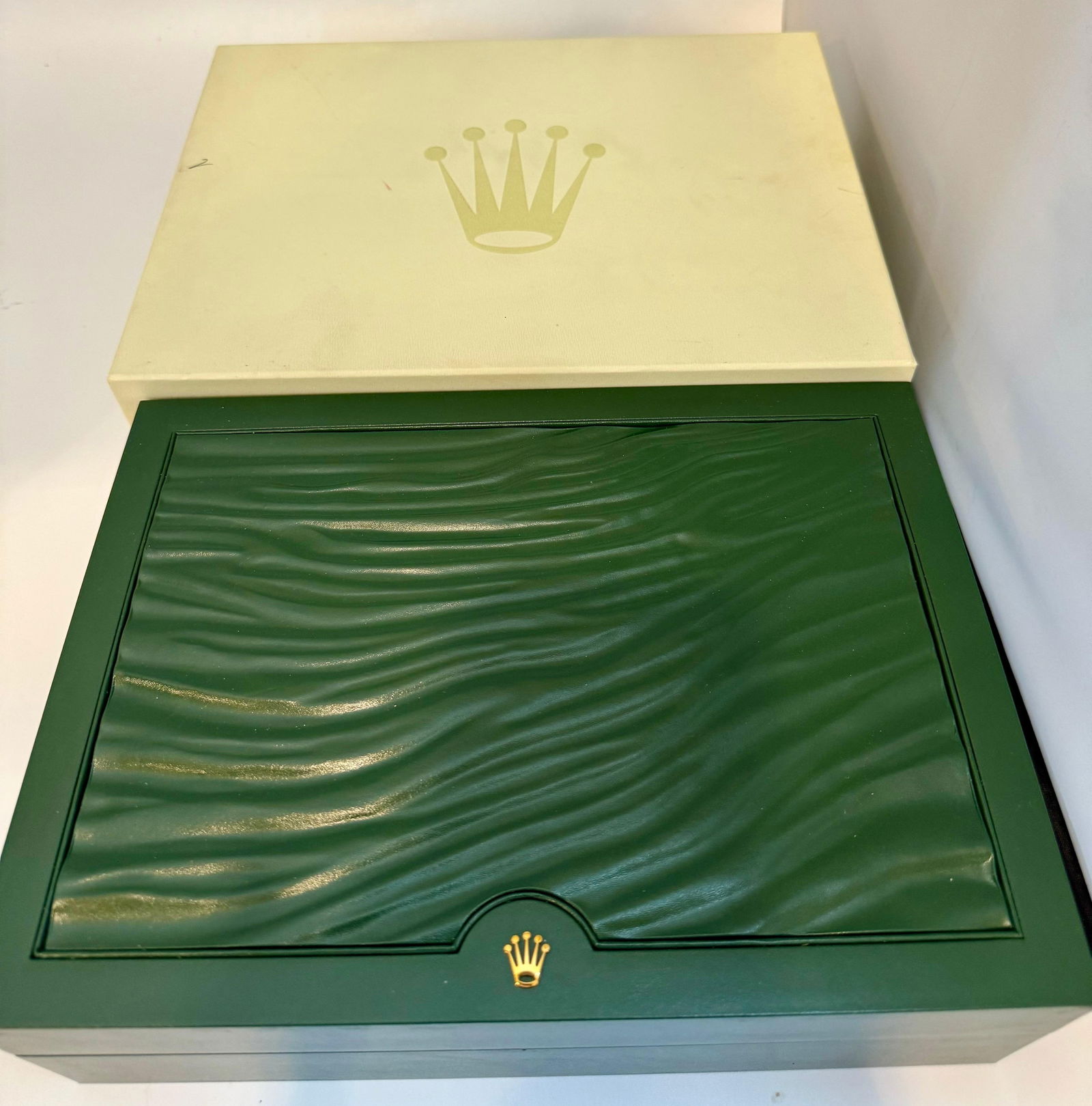 Rolex Watch Box, New Creme Empty Acs. Oyster Perpetual Daytona GMT Datejust - 8