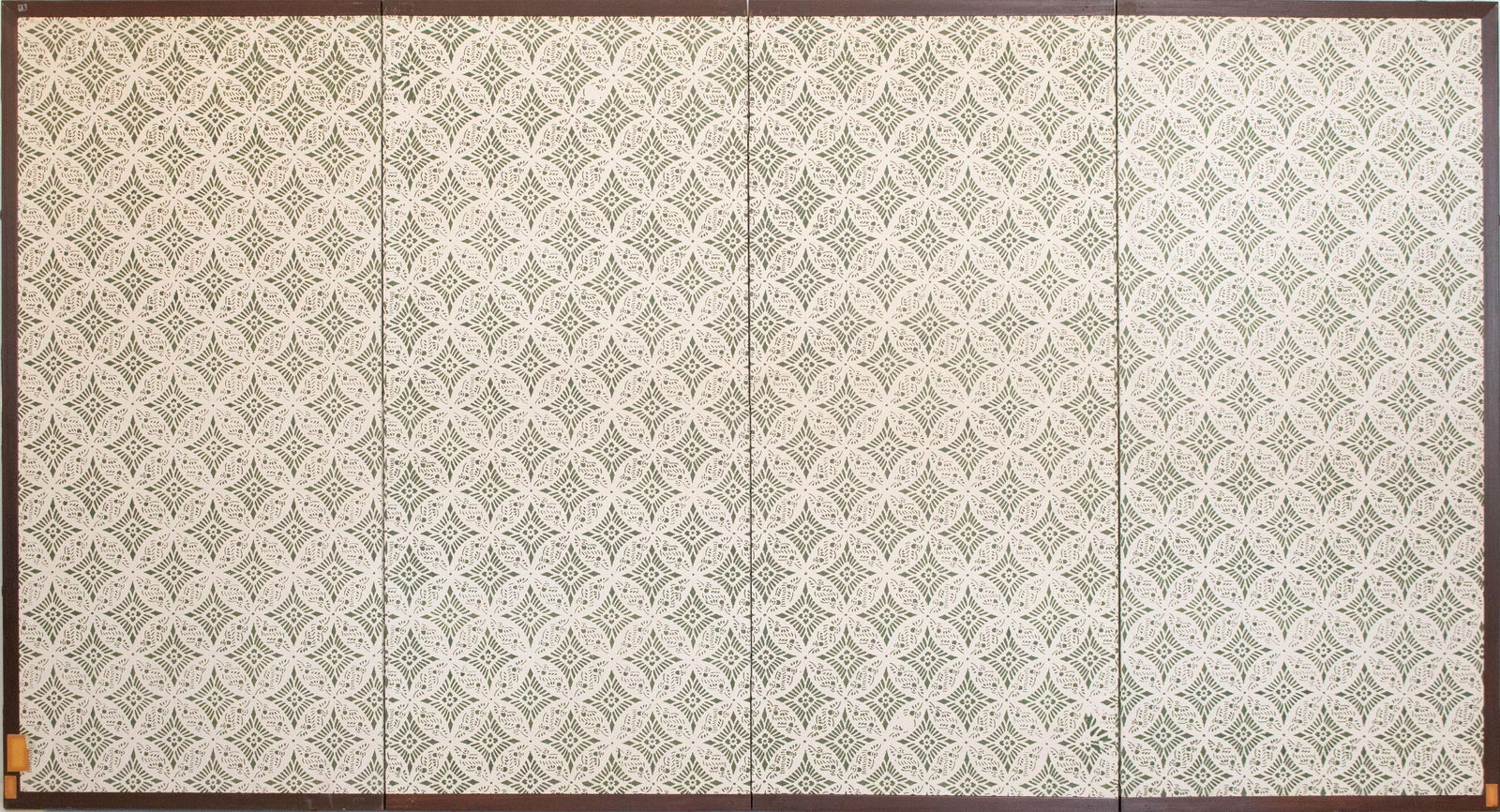 1960s ShÅwa Era Japanese Byobu Screen, "Spring Landscape" - 17