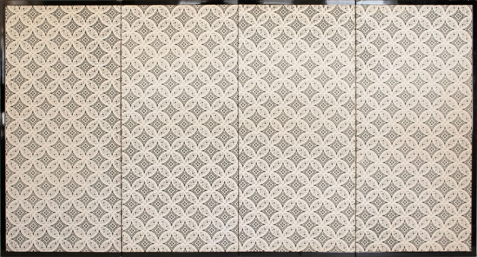 1960s ShÅwa Era Japanese Byobu Screen "Autumn Festival Scene by the Bridge" - 16