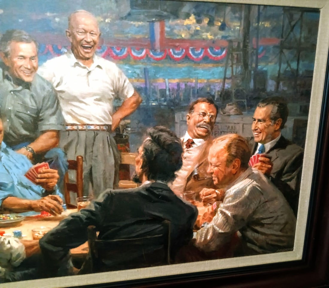 Celebrate American Leadership With the "Grand Ol' Gang" Framed Print Series 19 by Andy Thomas - 3