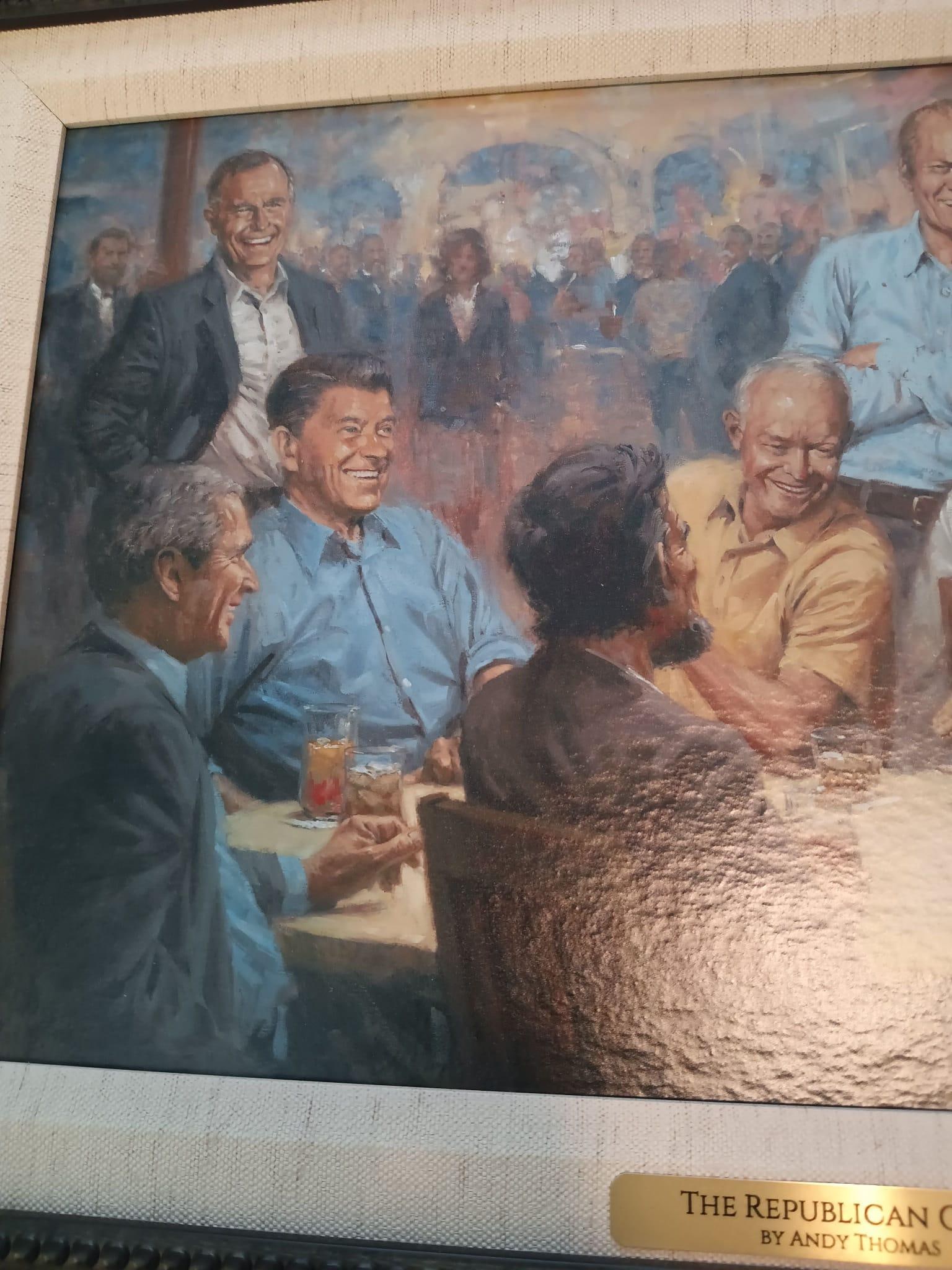 Celebrate American Leadership With the "Grand Ol' Gang" Framed Print Series 19 by Andy Thomas - 6